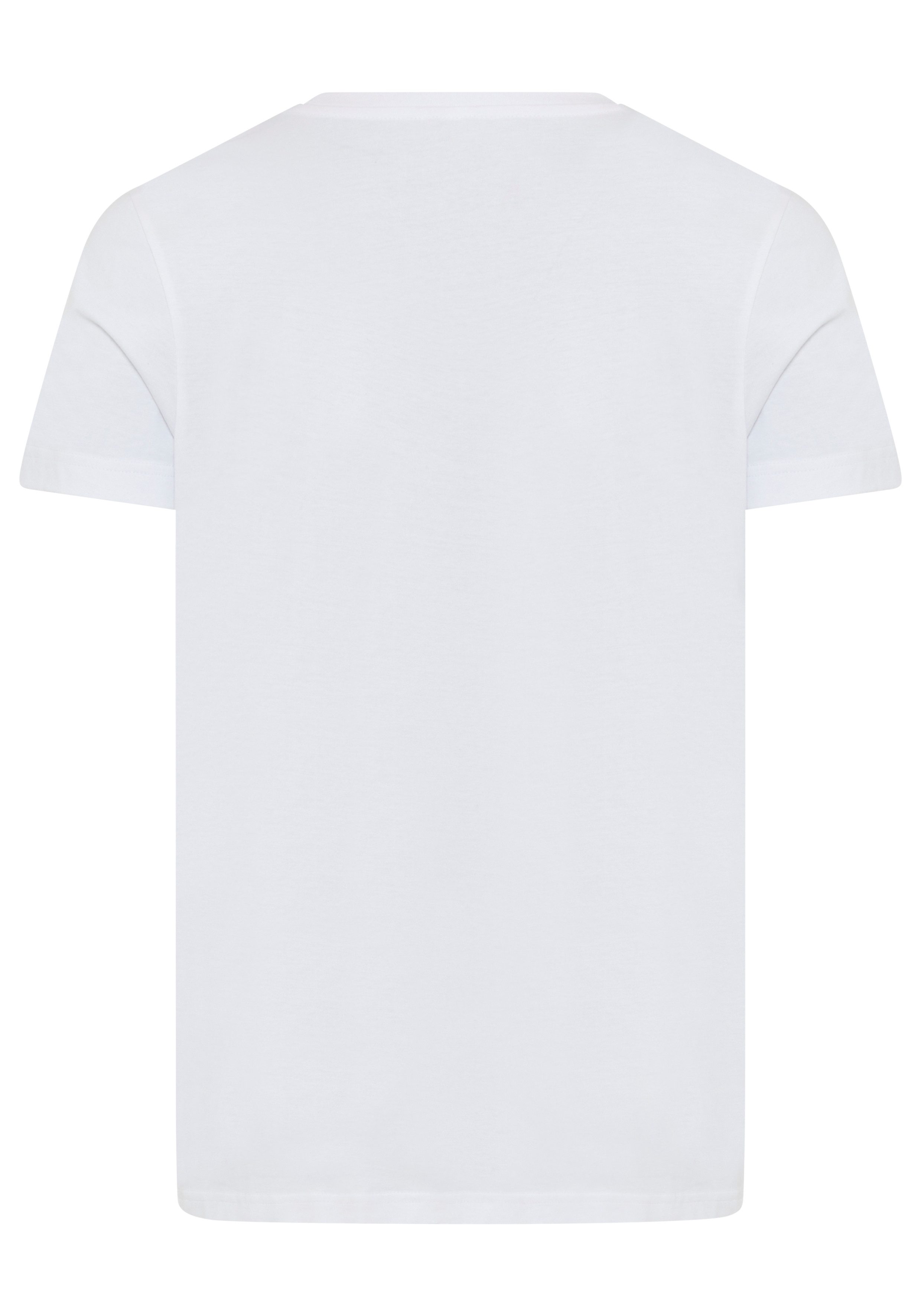 Bruno Banani T-shirt korte mouwen, smal gesneden, ronde hals