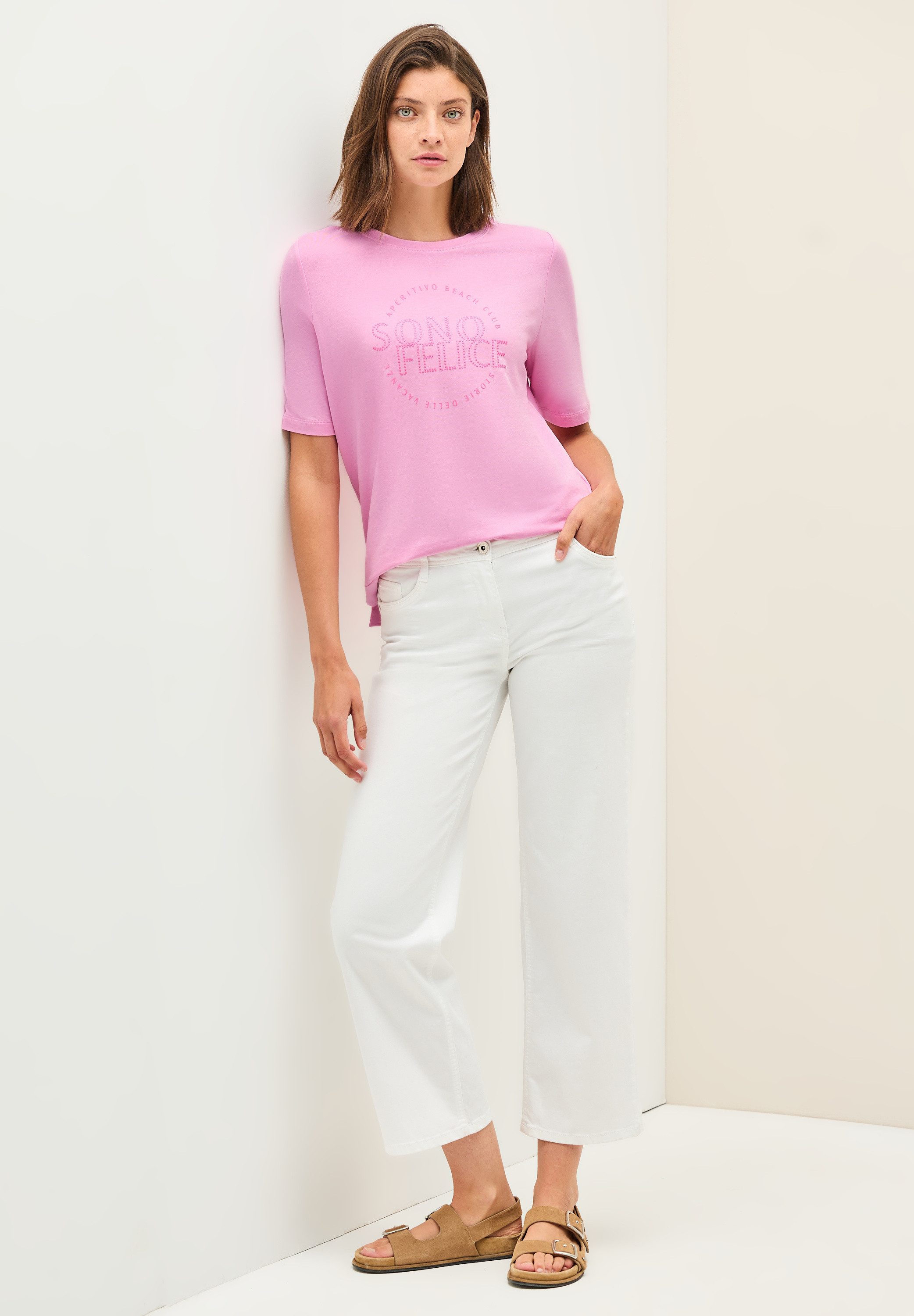 Cecil T-shirt met tekst