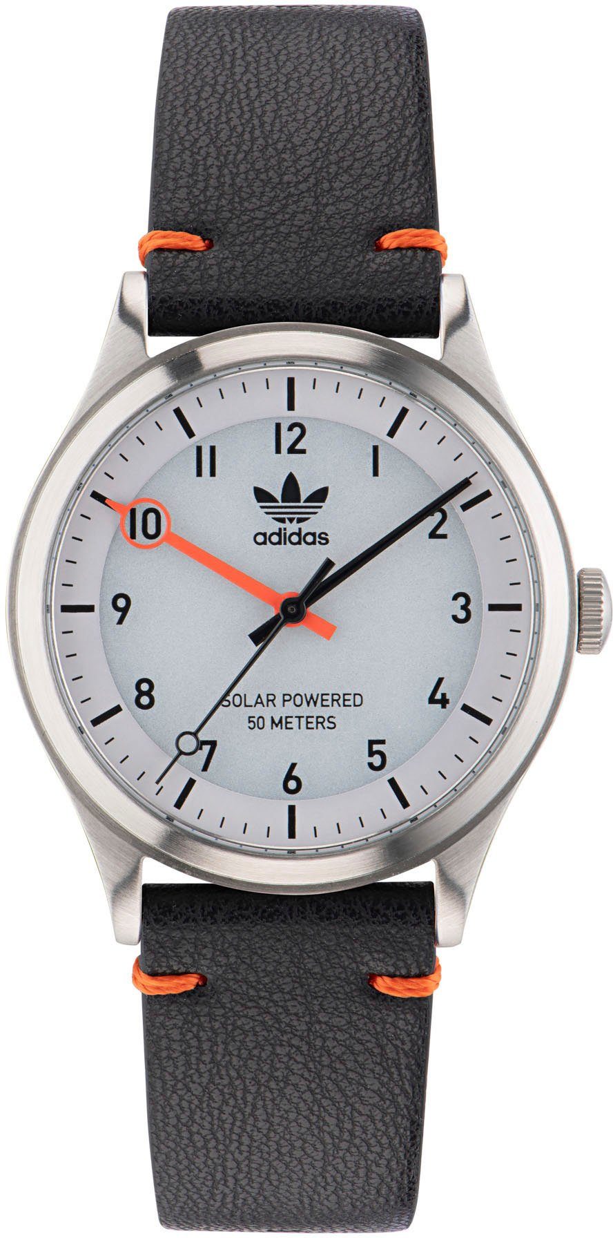 adidas Originals Solarhorloge PROJECT ONE STEEL, AOST230452I Polshorloge, dames, herenhorloge, leren band