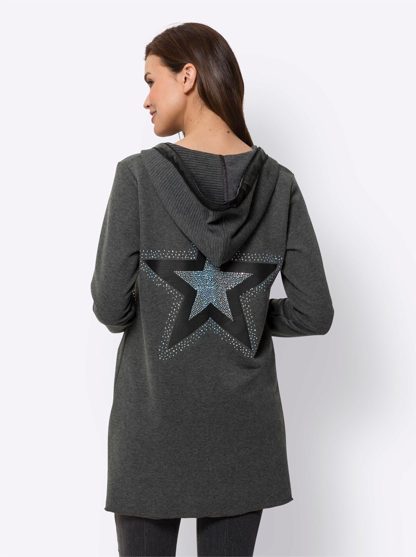 heine Shirtjasje Sweatshirtjack (1-delig)