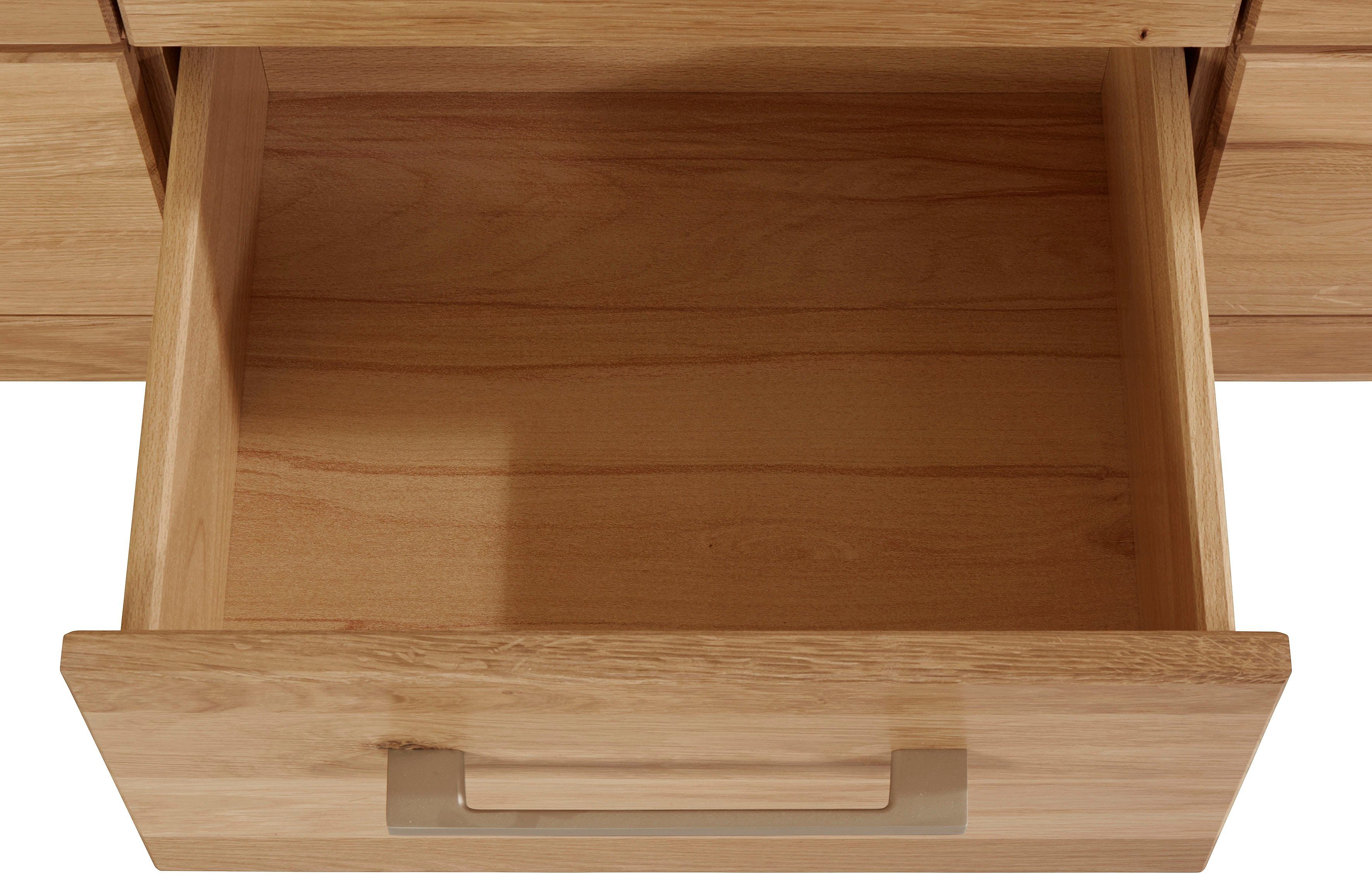 VOGL Möbelfabrik Tv-meubel 1237 Massief houten front, breedte ca. 211 cm, met soft-close functie