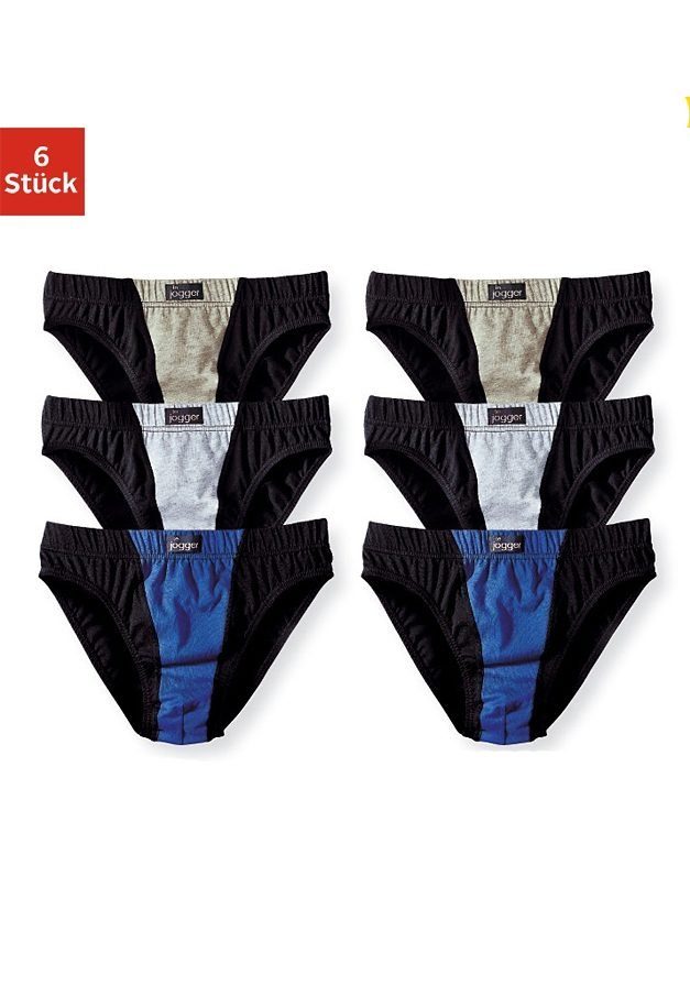 le jogger® Slip met contrastkleurige inzet (set, 6 stuks)