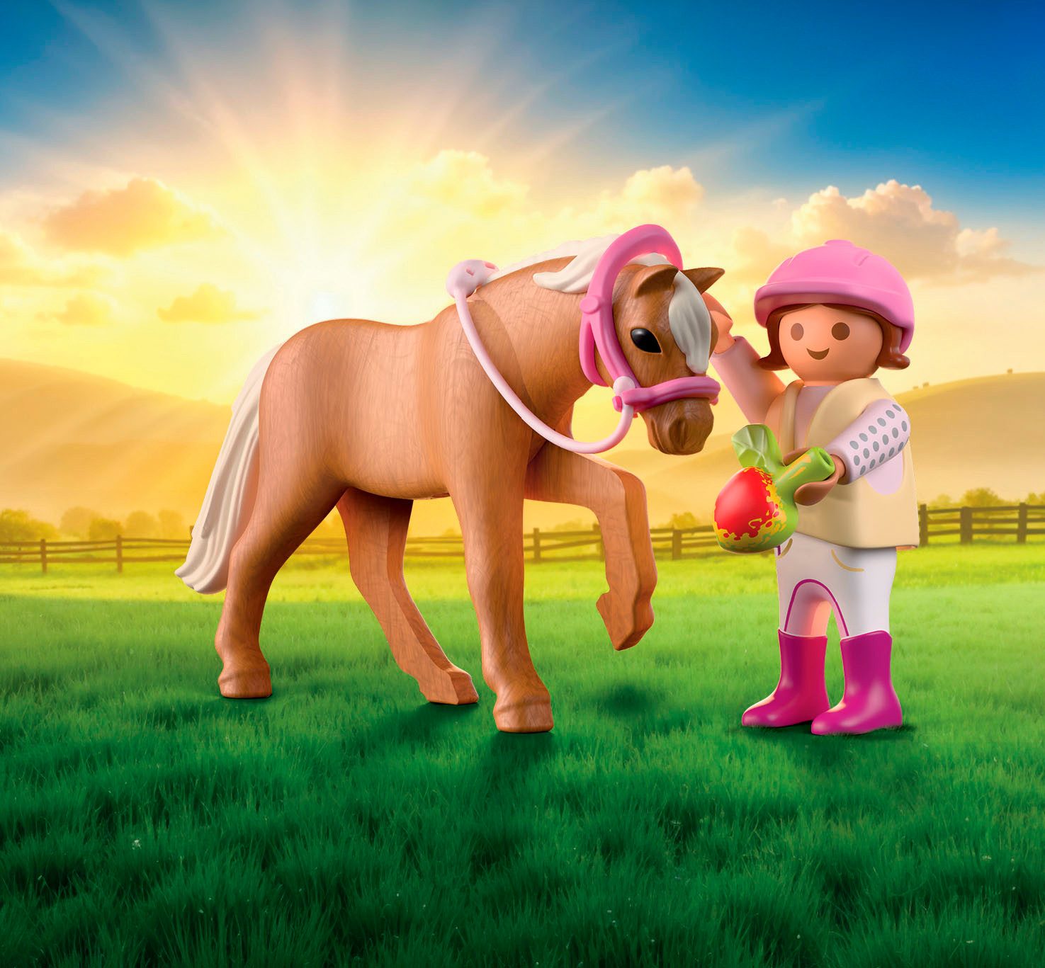 Playmobil® Constructie-speelset Mädchen mit Pony (71887), Duo Pack (6-delig)