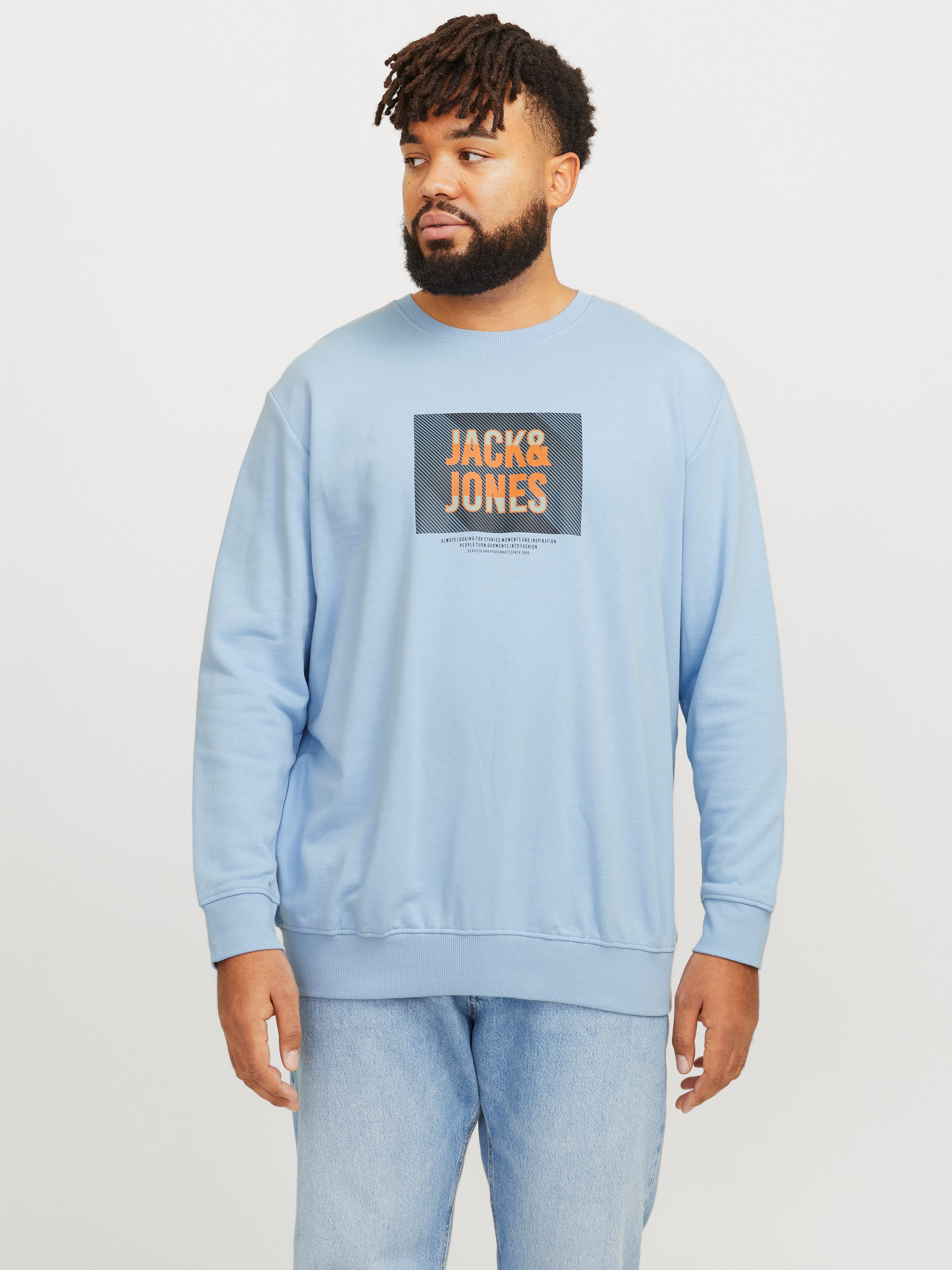 Jack & Jones PlusSize Sweatshirt JJHUDSON SWEAT CREW NECK PLS