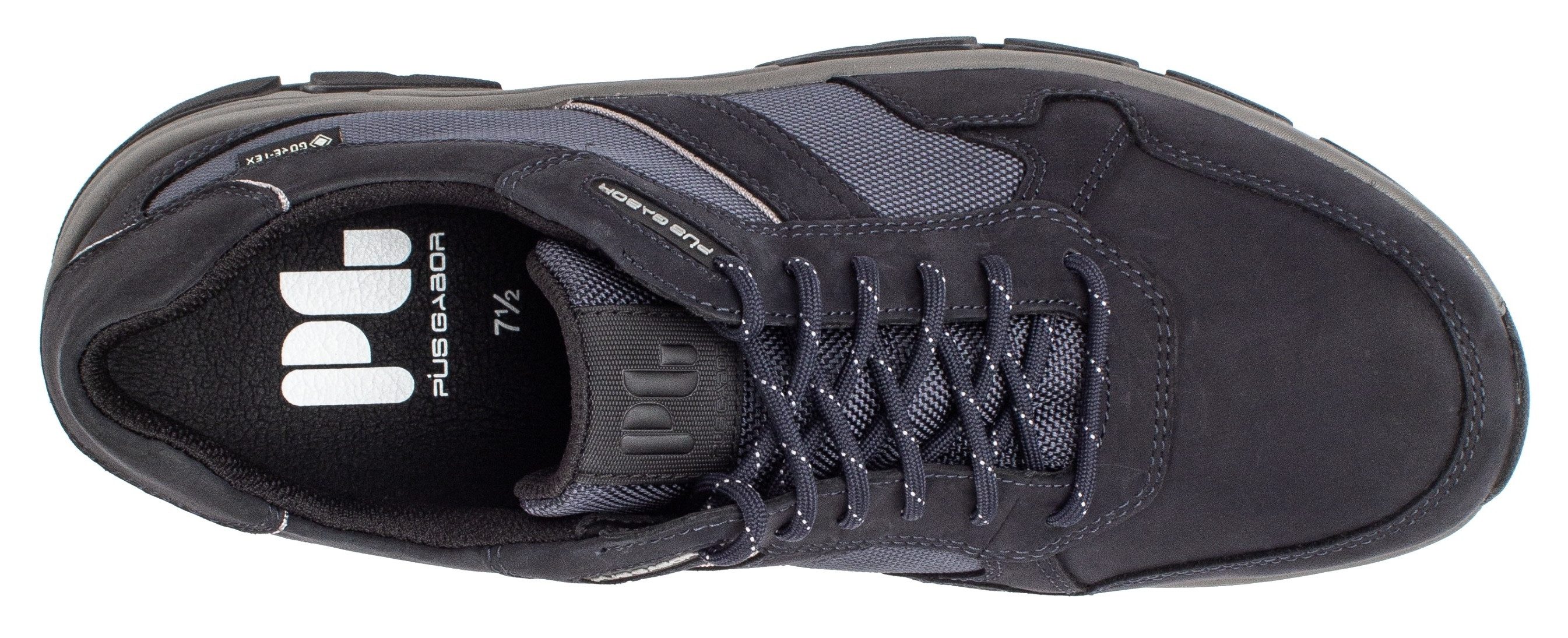 Pius Gabor Sneakers , veterschoenen, lage schoen, vrijetijdsschoen met gore-tex, breedte g