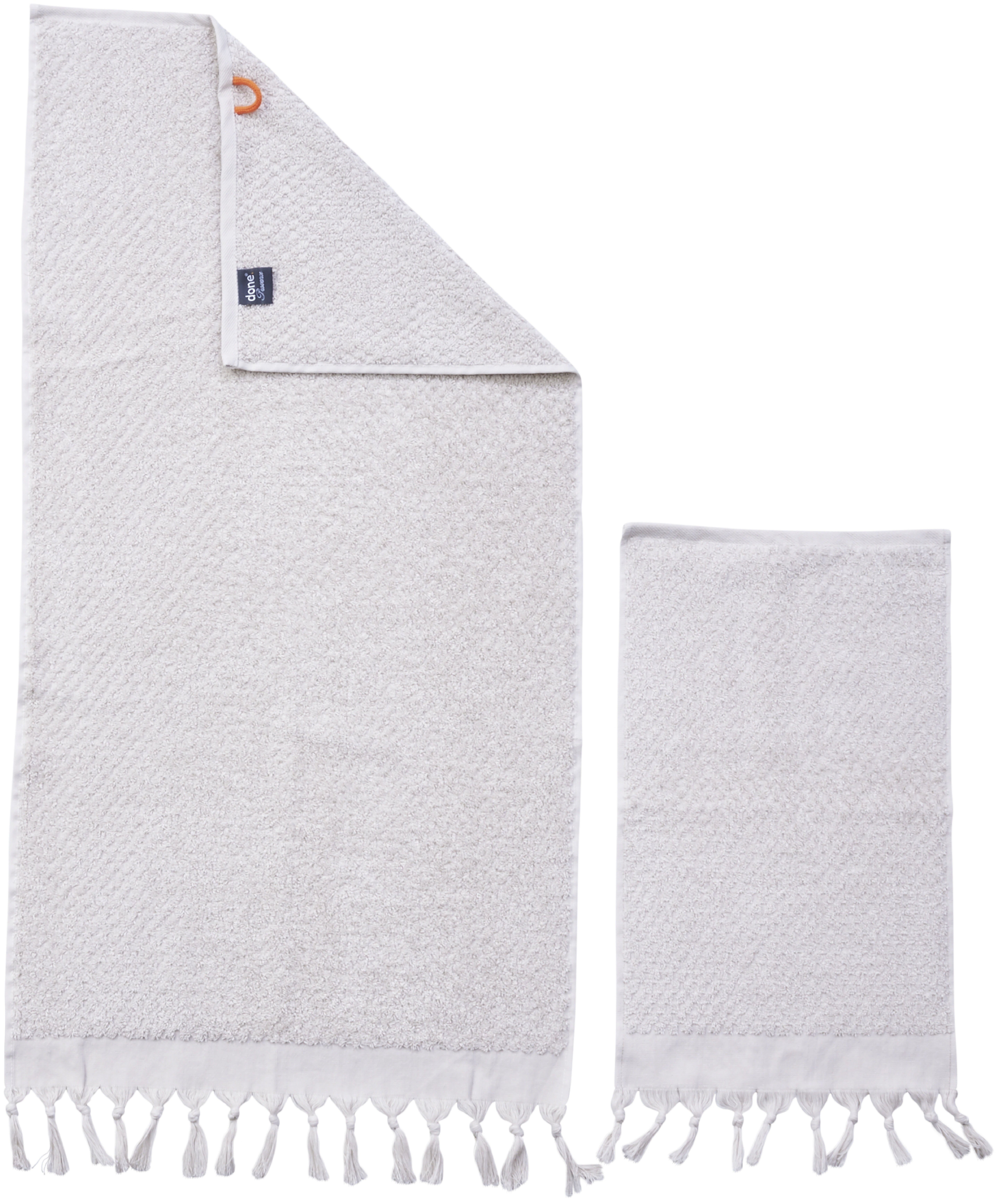 done.® Handdoekenset Provence honingraat 2 gastendoeken (30x50 cm), 2 handdoeken (50x100 cm) (set, 4 stuks)