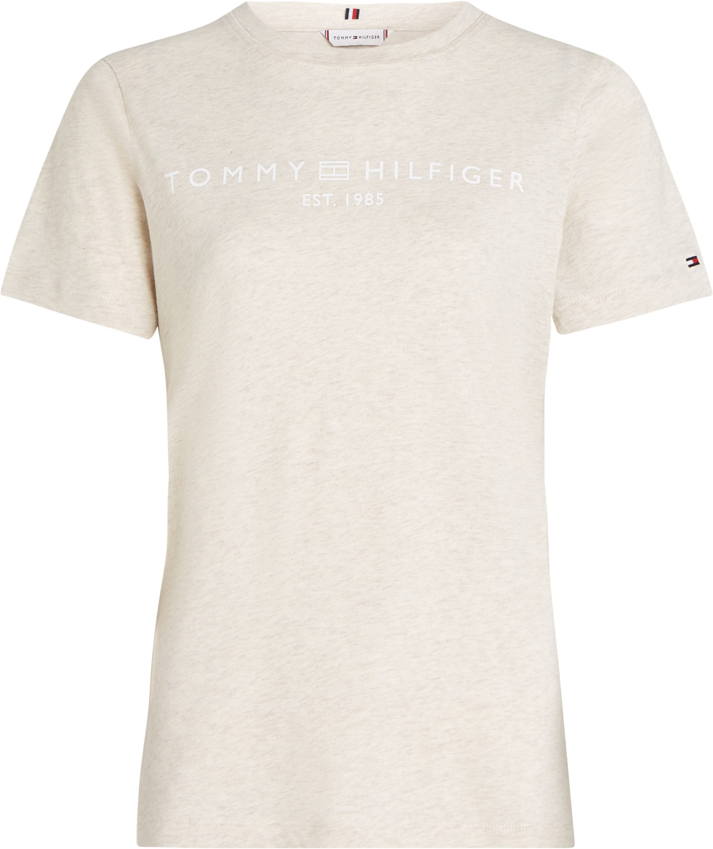 Tommy Hilfiger T-shirt REG CORP LOGO C-NK SS met een logo-opschrift