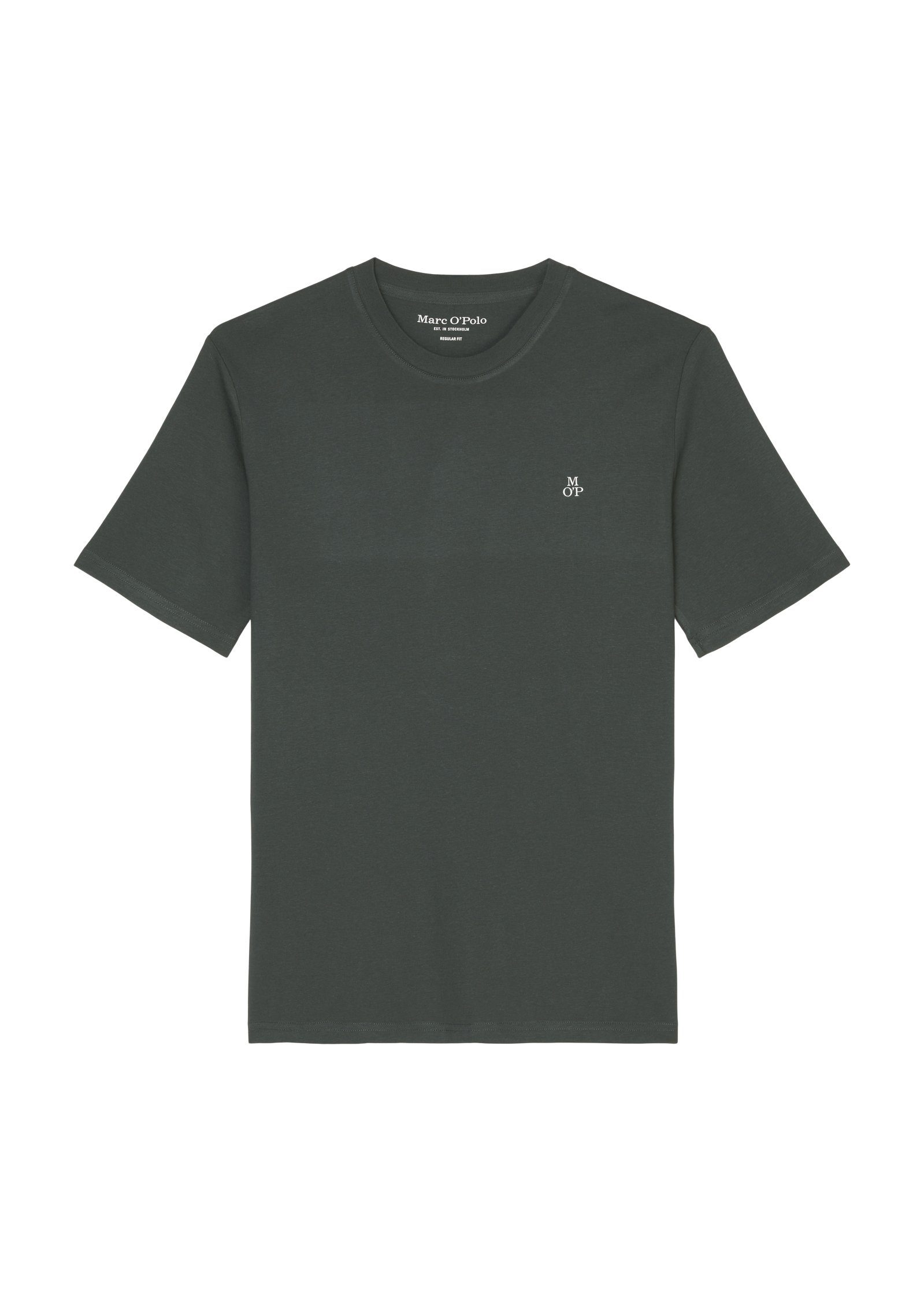 Marc O'Polo T-shirt short sleeve, logoprint, ribbed collar