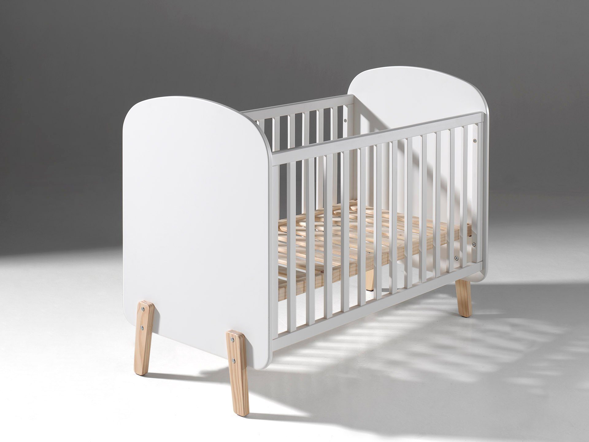 Vipack Ledikantje met ligoppervlak 60 x 120 cm wit gelakt