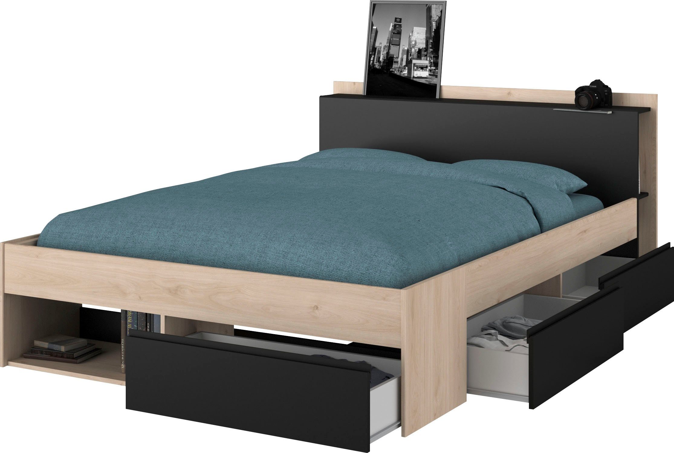 Parisot Ledikant met bergruimte Parisot bed met opbergruimte Most
