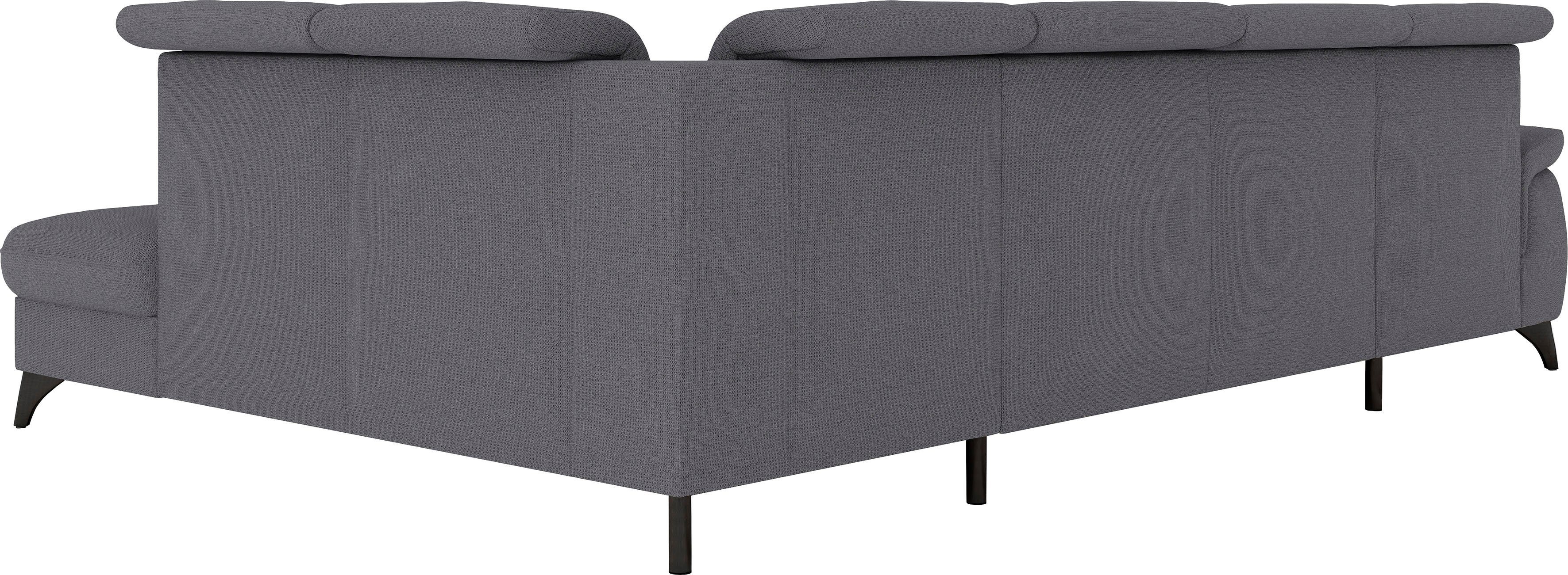 sit&more Zithoek Astoria U-vorm naar keuze met motorische relaxfunctie