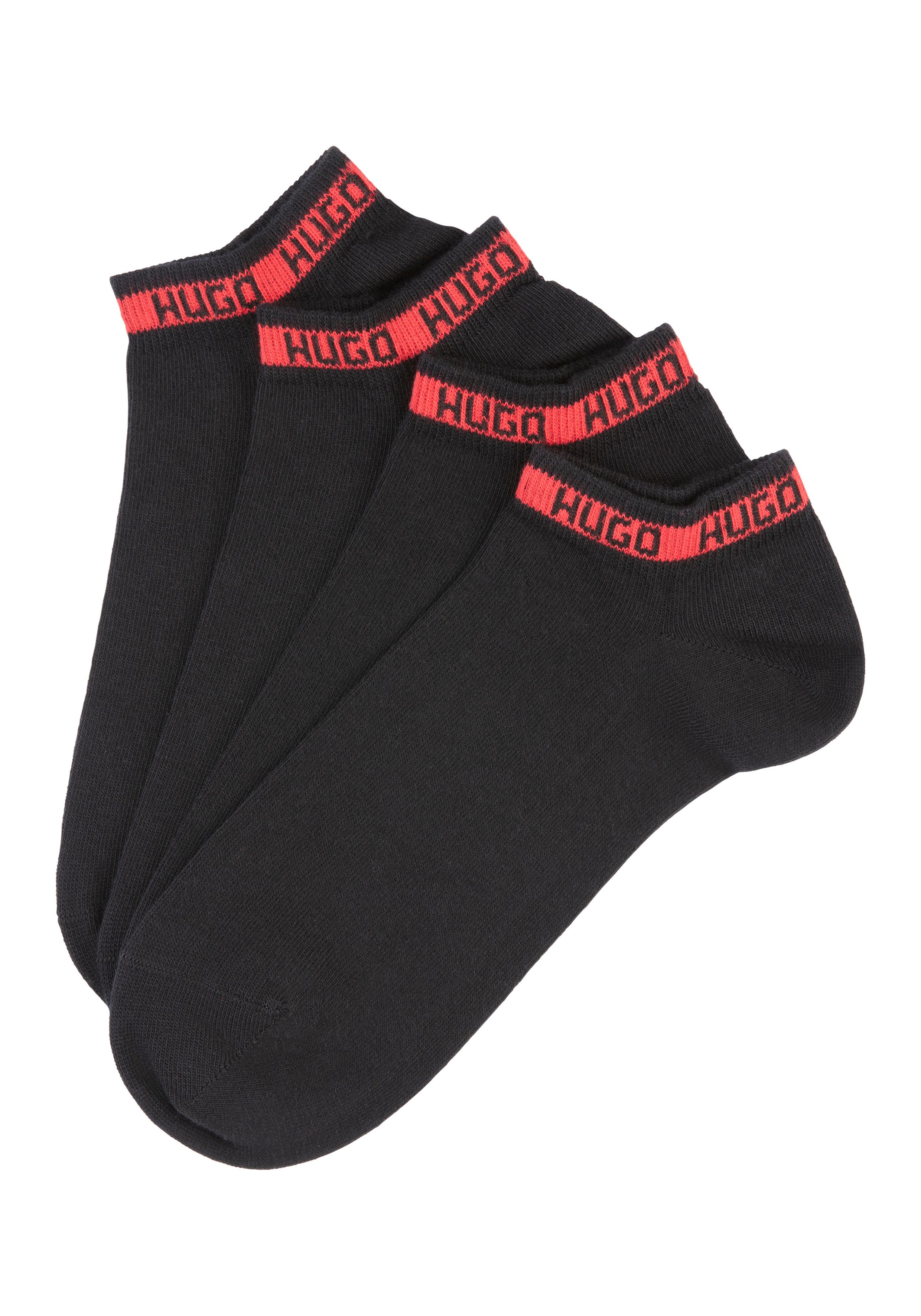 HUGO underwear Vrijetijdssokken 2P AS TAPE CC (Set van 2) heren sokken maat 39-42 zwart