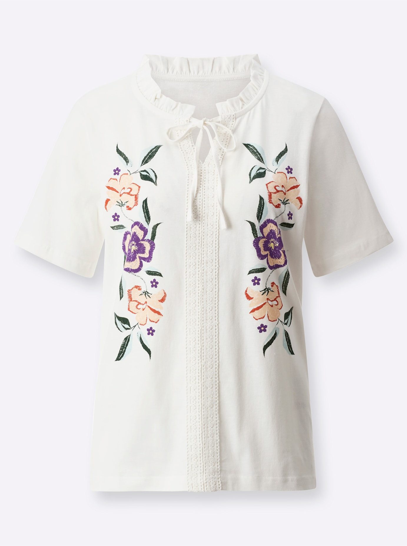 Classic Basics Shirt met korte mouwen Tuniekshirt (1-delig)