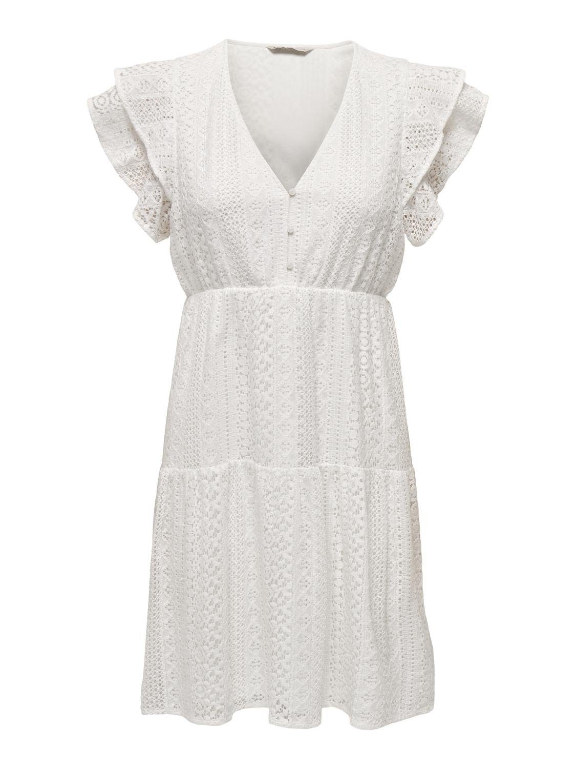 Only Mini-jurk ONLHELENA LACE CAPSL DRESS WVN NOOS