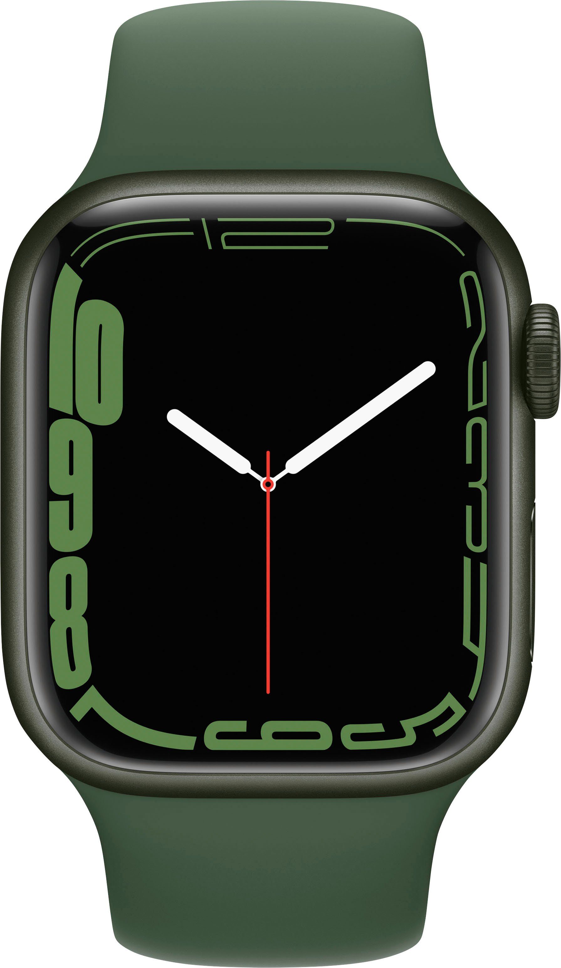 apple smartwatch watch series 7 gps + cellular, 41 mm groen