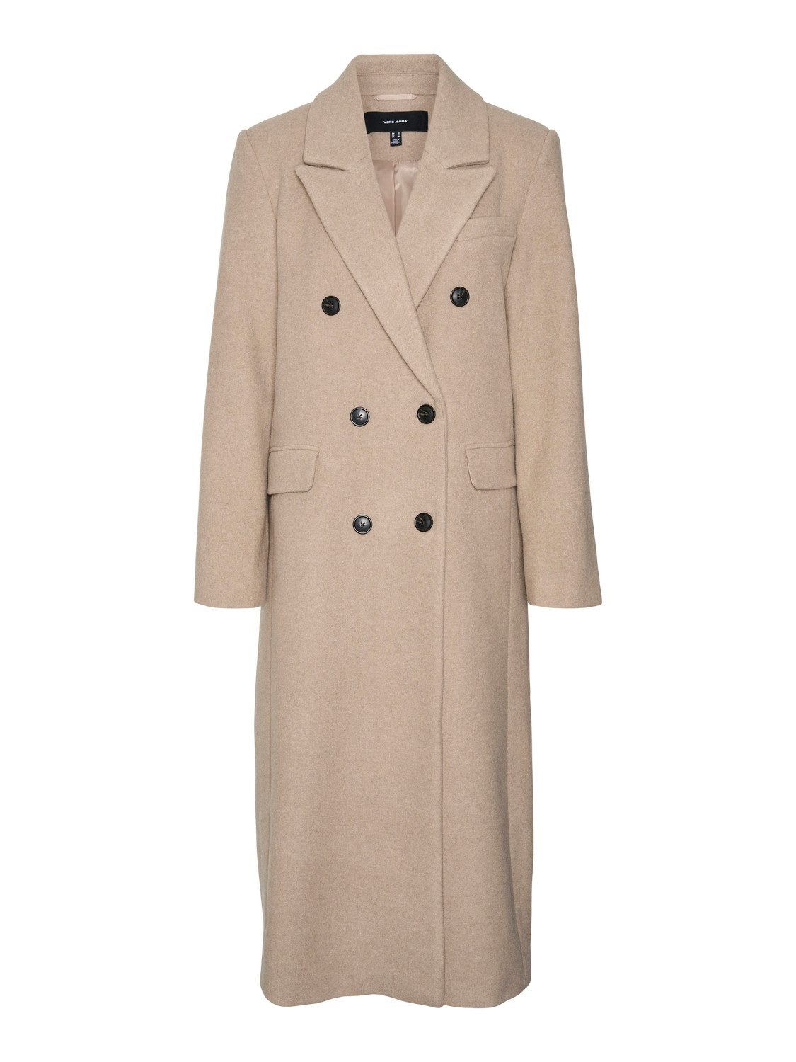 Vero Moda Lange jas VMEDENSIA LONG WOOL COAT GA