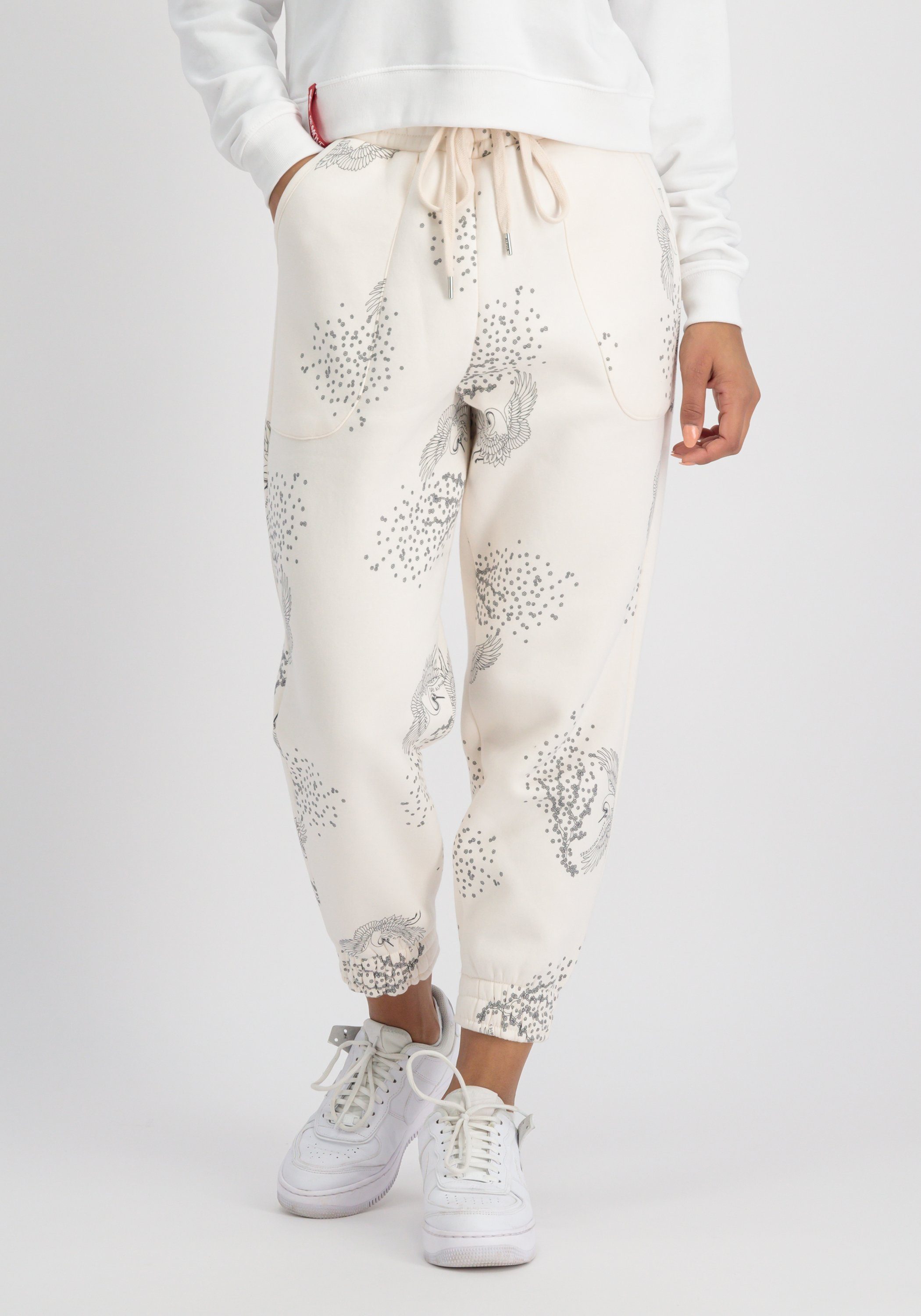 Alpha Industries Joggingbroek Alpha Industries Women - Jogger Crane Jogger Women dames broeken maat XS wit