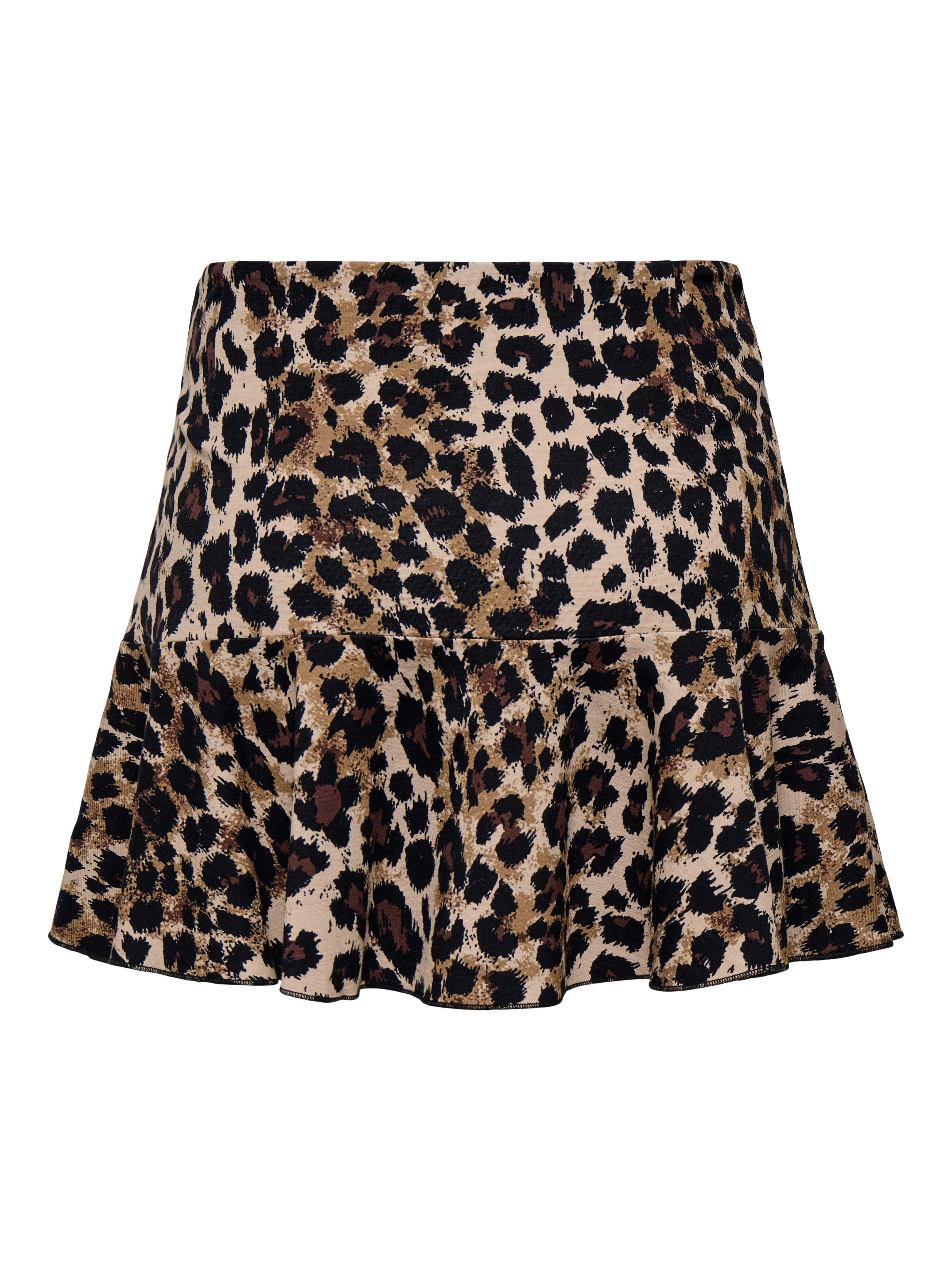 Only Minirok ONLPOPTRASH MW AOP SKATE SKIRT PNT