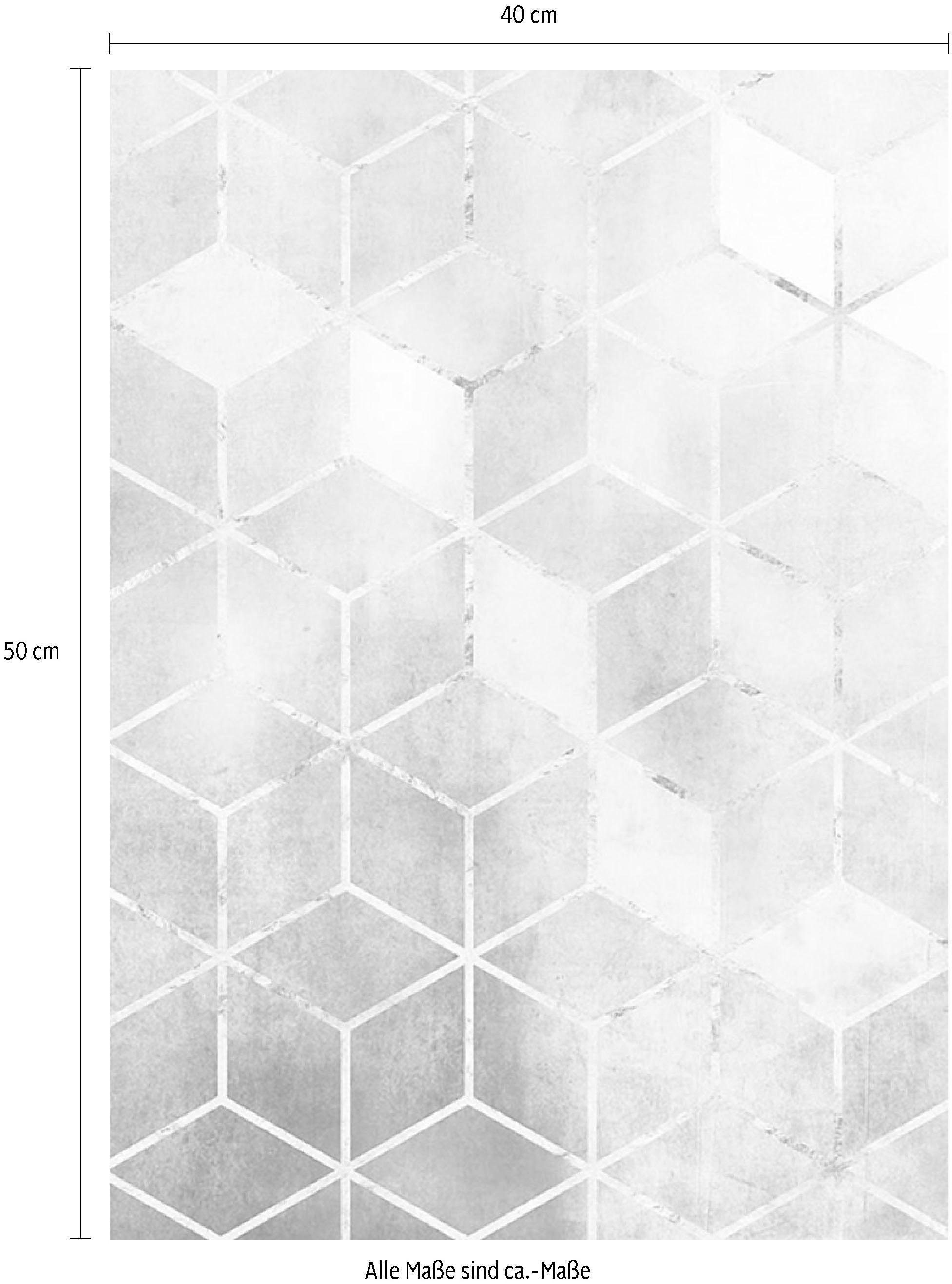 Komar Wanddecoratie Mozaïek Verde Wanddecoratie - zonder lijst (1 stuk)