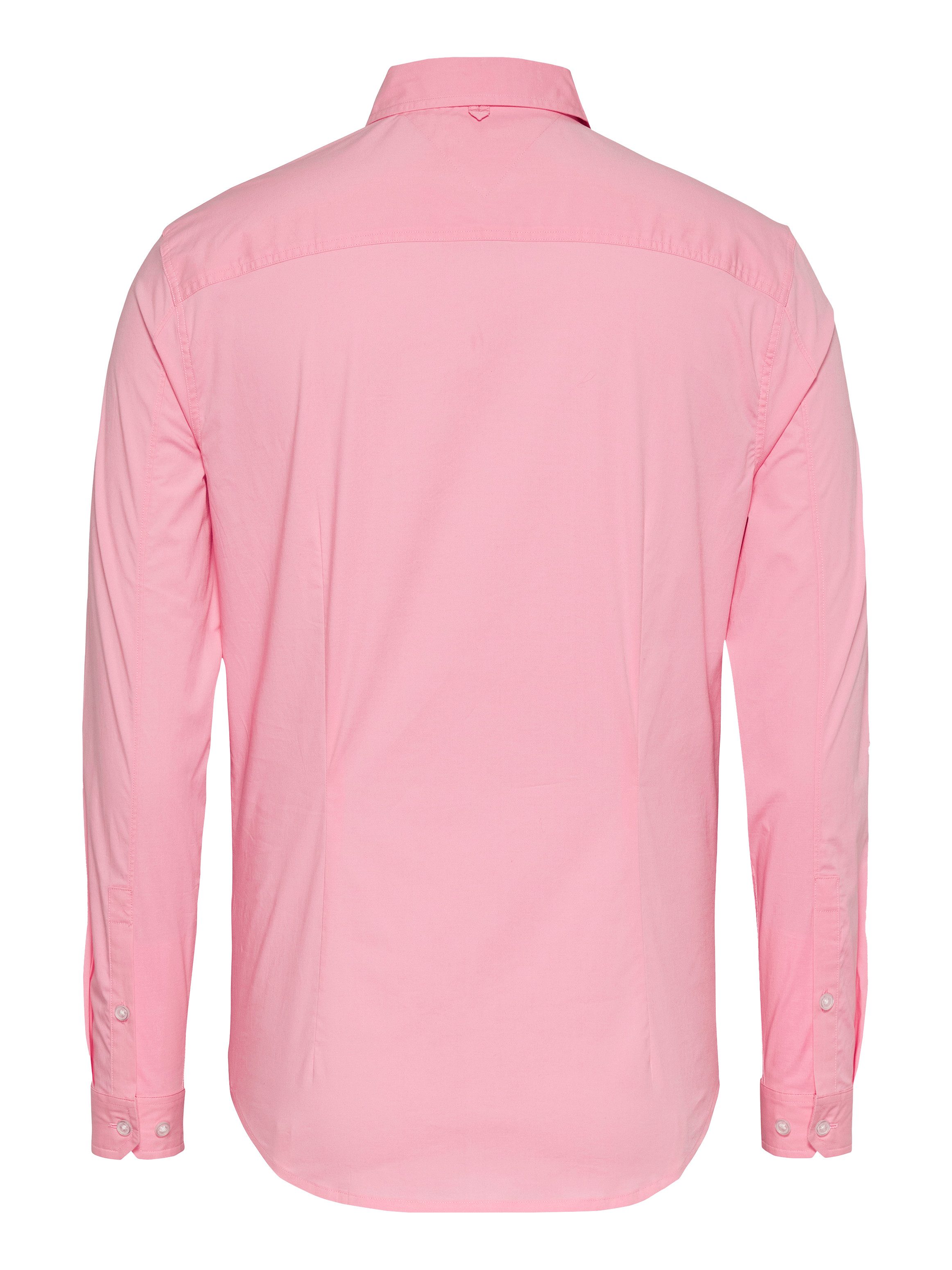 TOMMY JEANS Overhemd met lange mouwen Sabim Stretch Hemd Shirt Stretch shirt, premium, slim fit, met elastaan