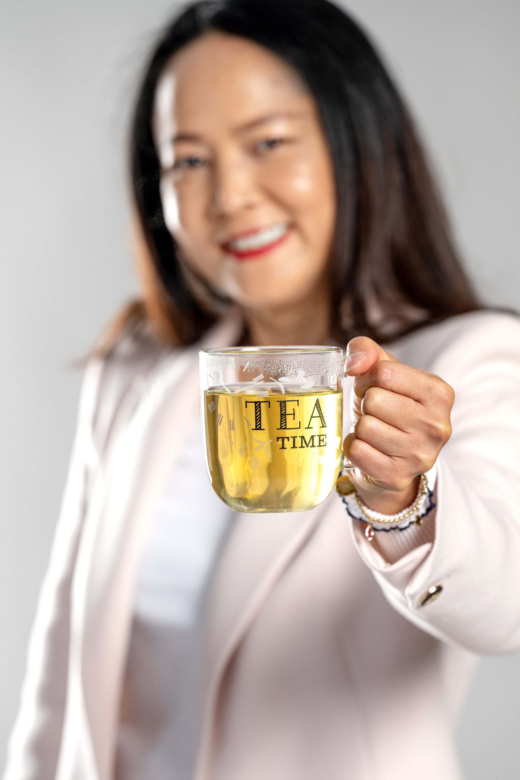 LEONARDO Kopje Beker "TEA TIME", 4-delig set, UFFICIO (set, 4-delig)