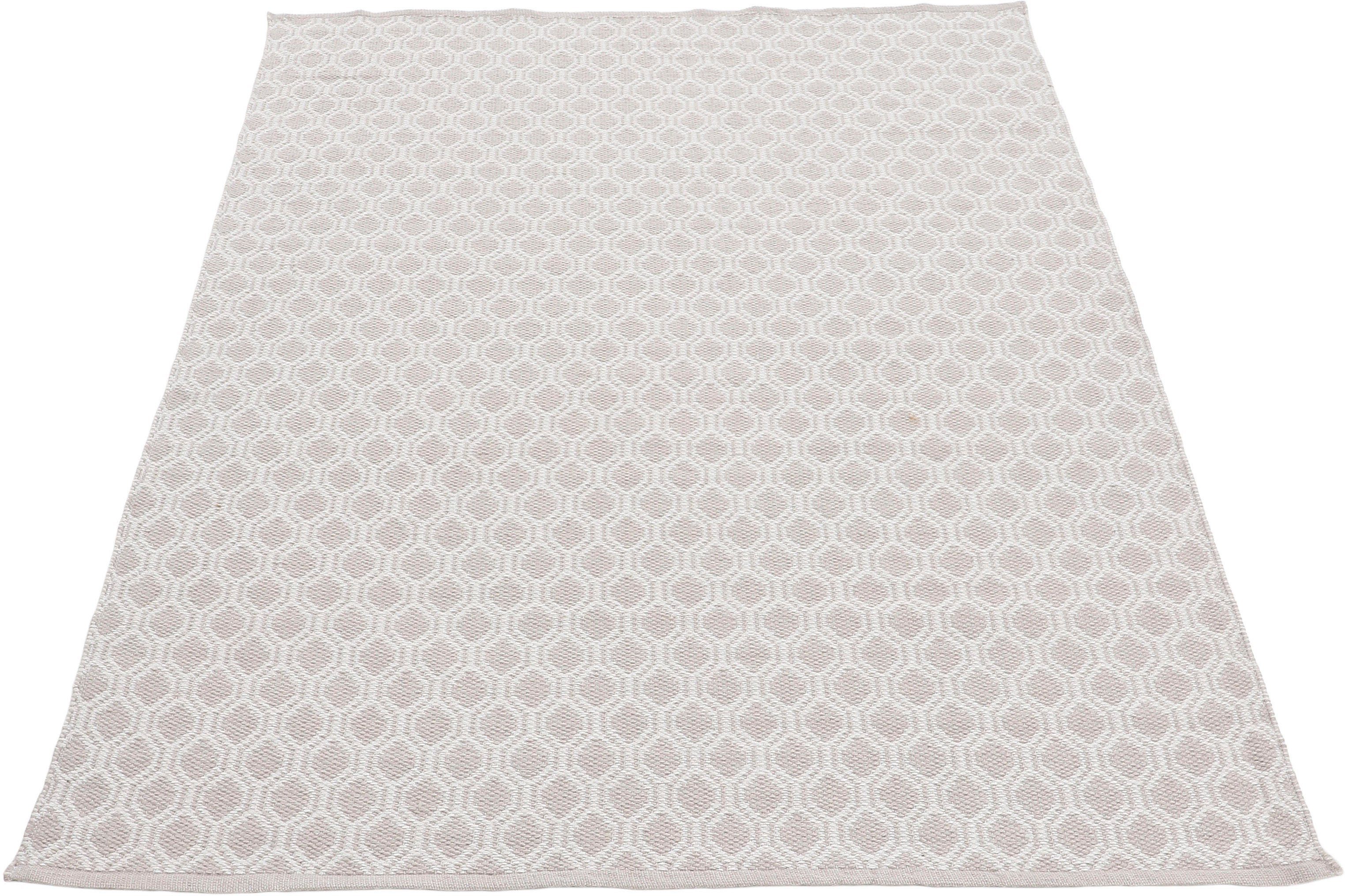 carpetfine Vloerkleed Frida 204 Omkeerbaar tapijt, 100% gerecycled materiaal (PET), vlakweefsel, sisal uitstraling