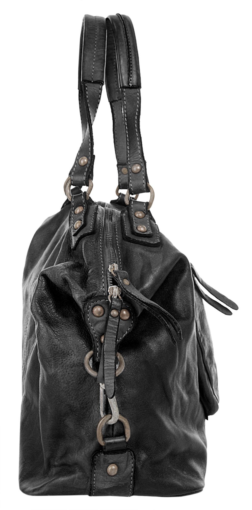 X-Zone Shopper echt leer, made in italy