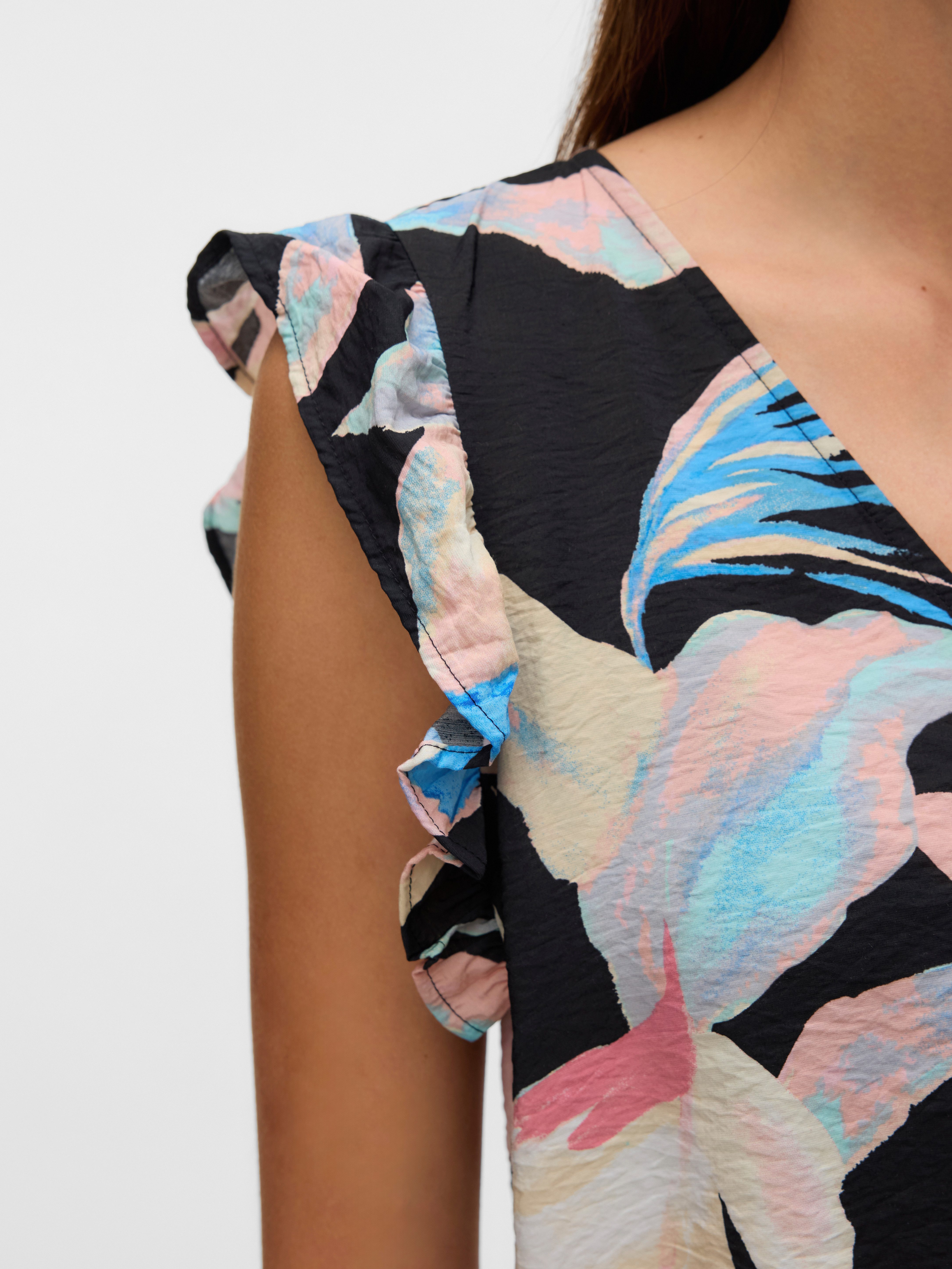 Vero Moda Top VMJOSIE SL V-NECK TOP WVN GA