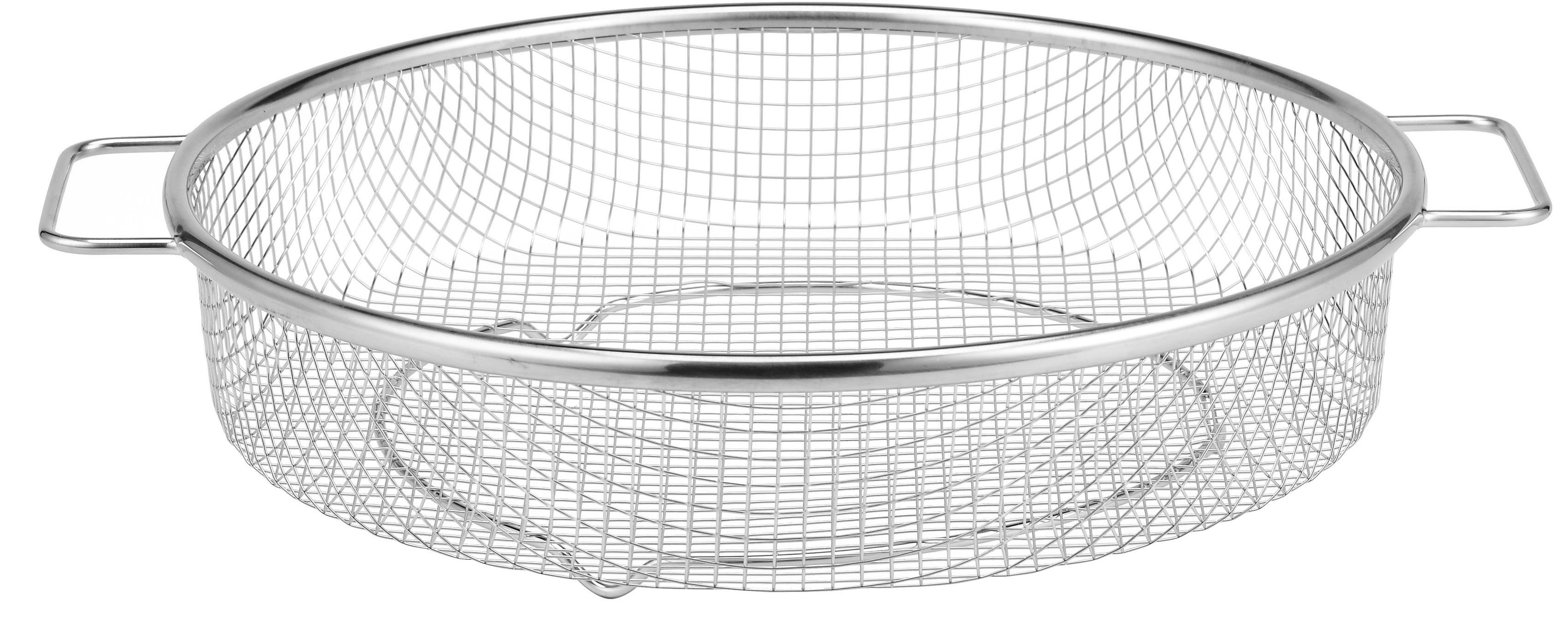 MediaShop Koekenpan Titan Pan Edelstalen matrix+diamantver. antikleef-coating, Ø28 cm, inductie (set, 4-delig)