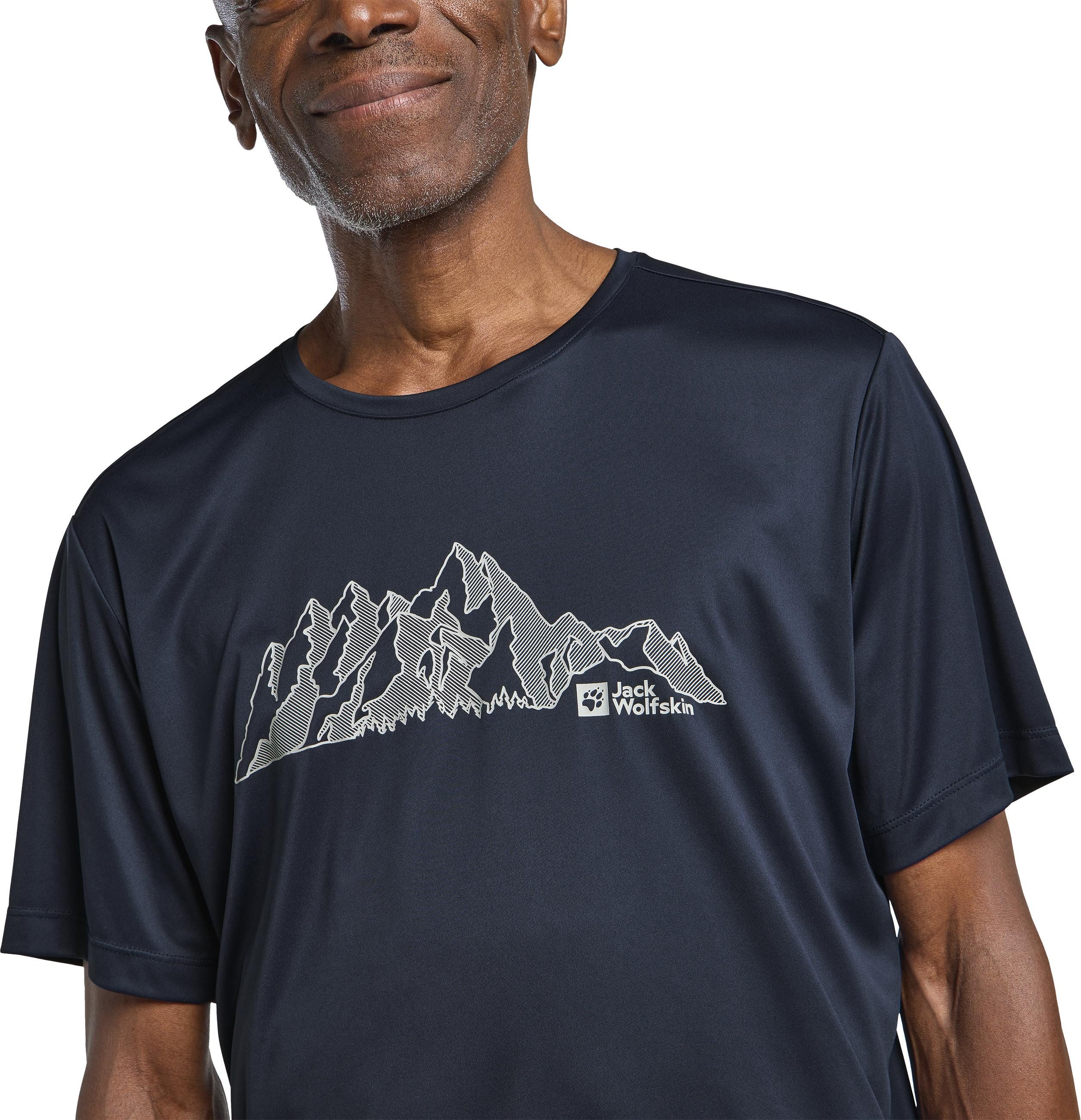 Jack Wolfskin T-shirt PEAK GRAPHIC T M