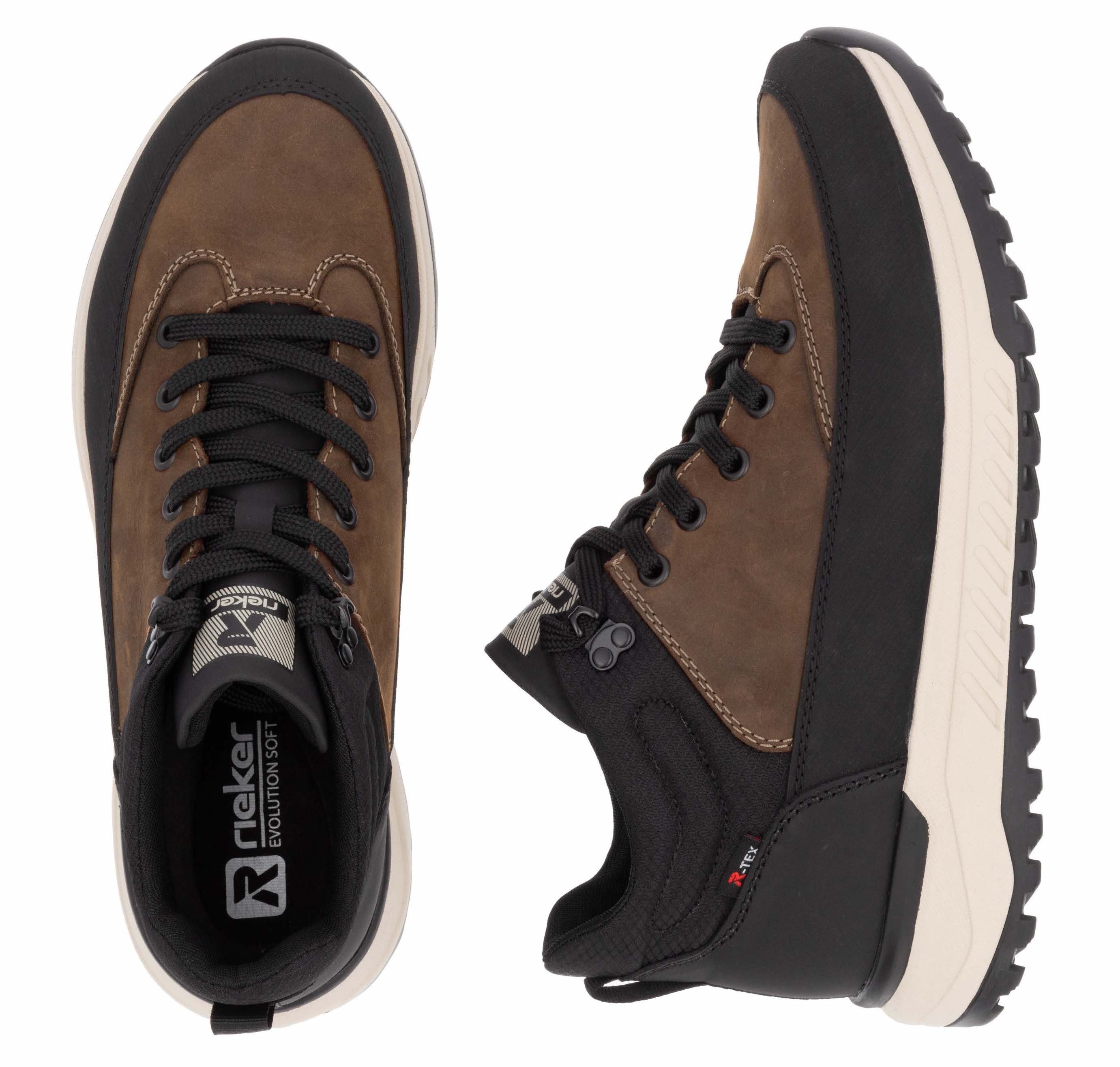 Rieker EVOLUTION Sneakers vrijetijdsschoenen, outdoorschoenen, veterschoenen met tex-membraan