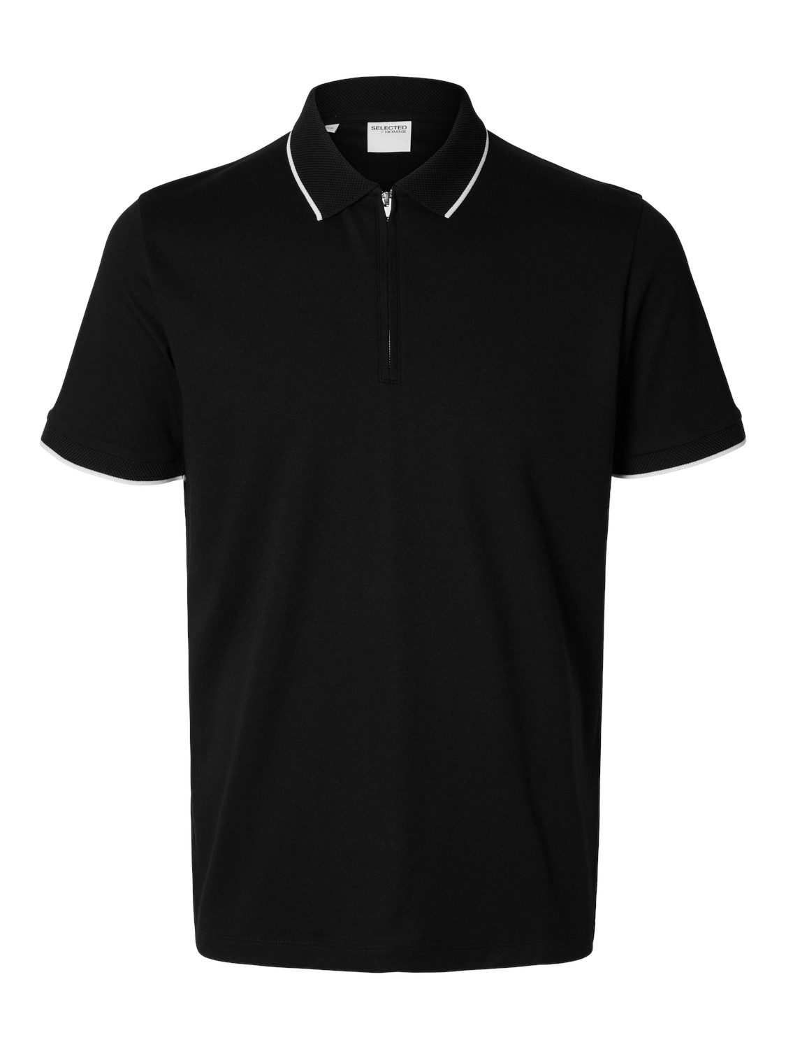 SELECTED HOMME Poloshirt SLHFAVE SPORT ZIP SS POLO NOOS
