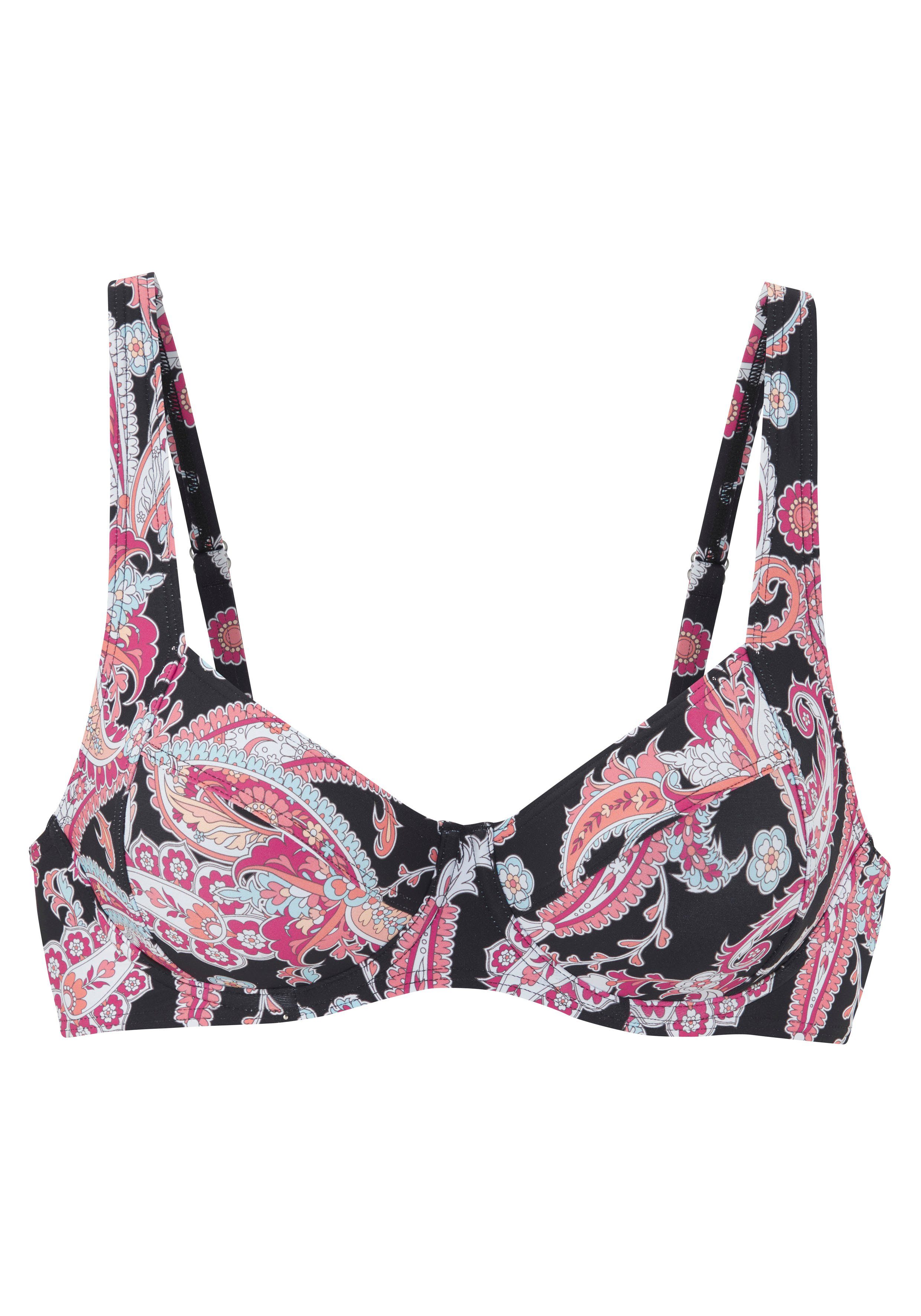 Sunseeker Bikinitop met beugels PALINA in paisley-print