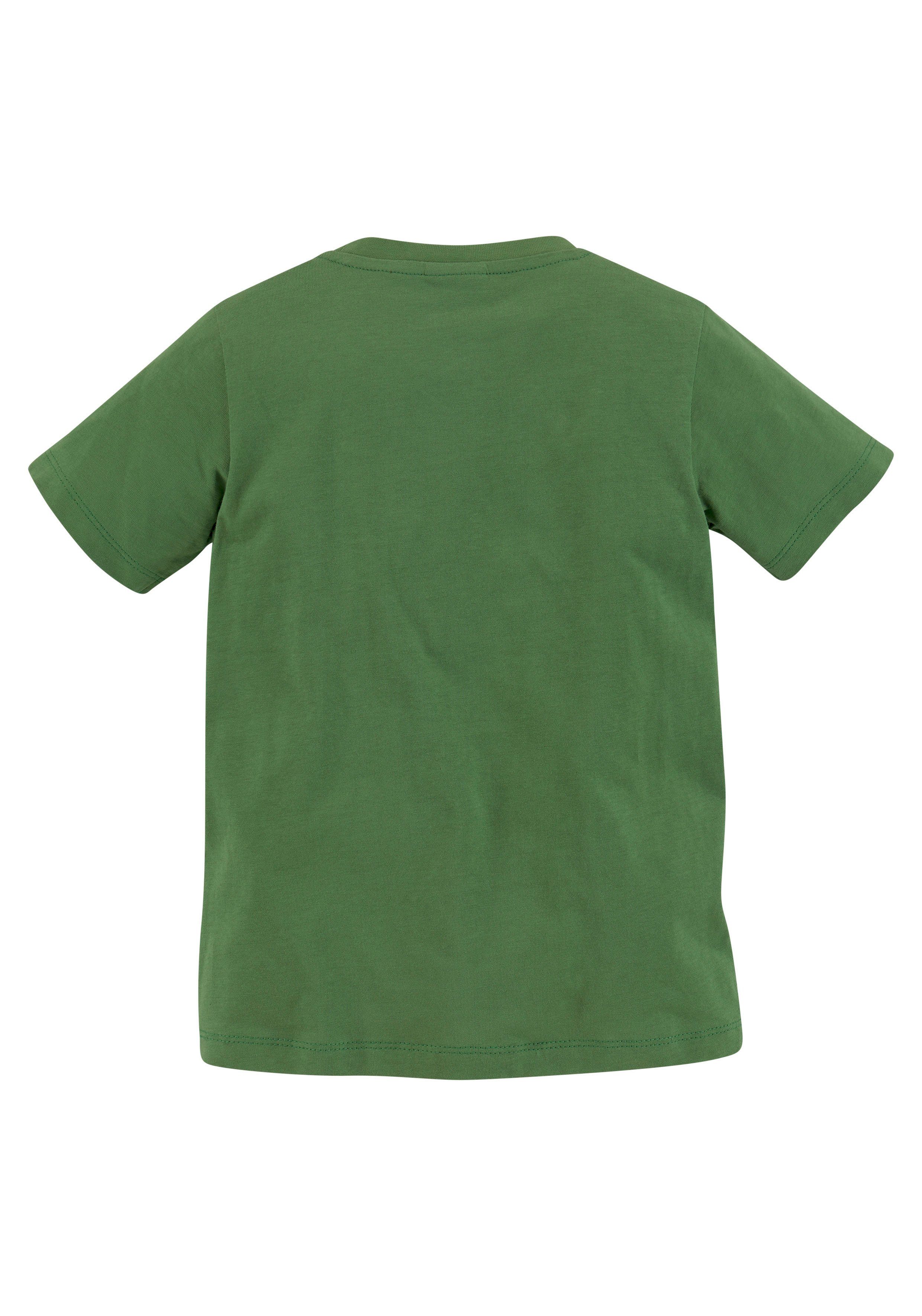 KIDSWORLD T-shirt Dinosaurus Korte mouwen, basic pasvorm, bedrukt, ronde hals