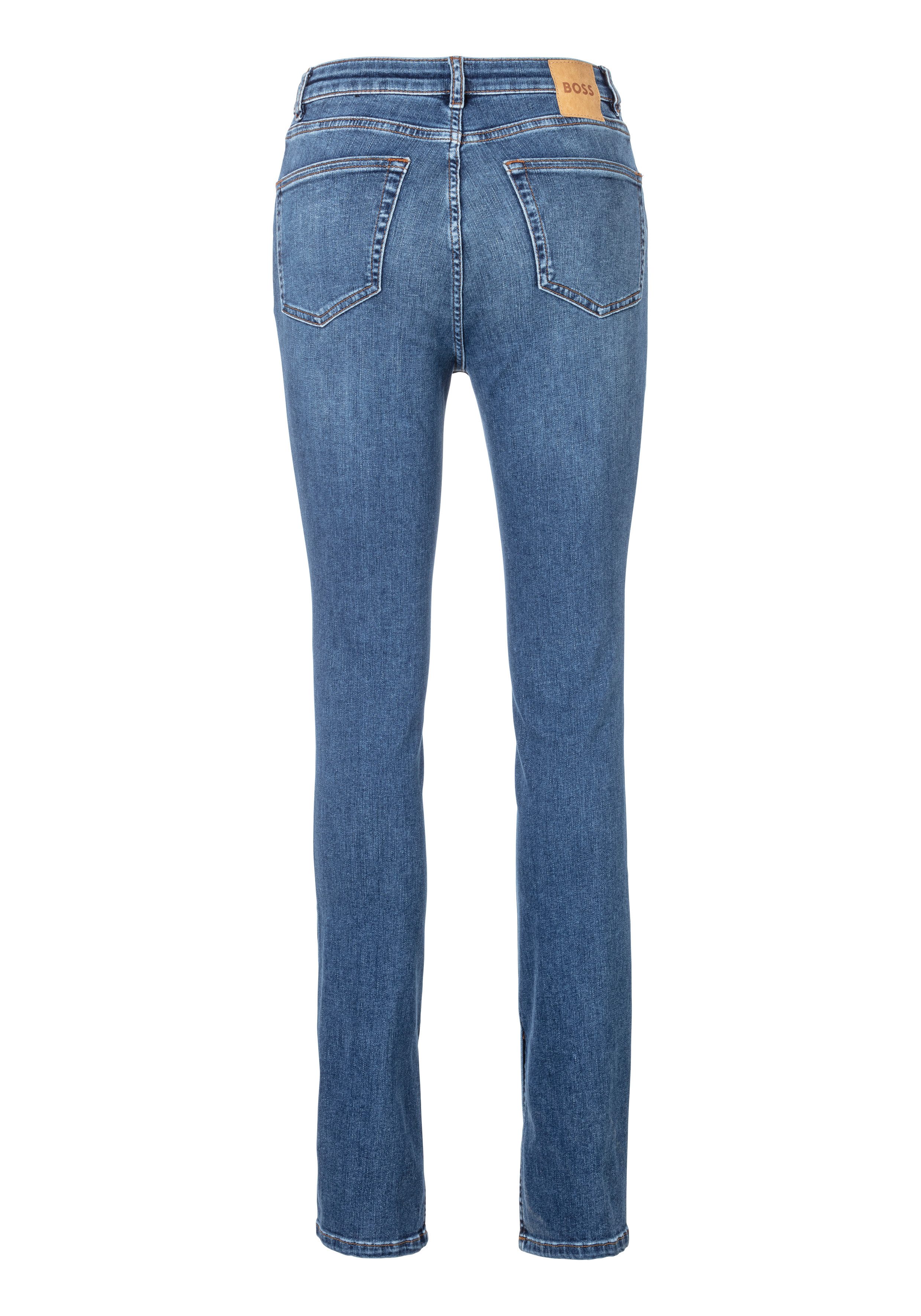 Boss Orange Slim fit jeans Rosa High Rise Bootcut Premium Damesmode