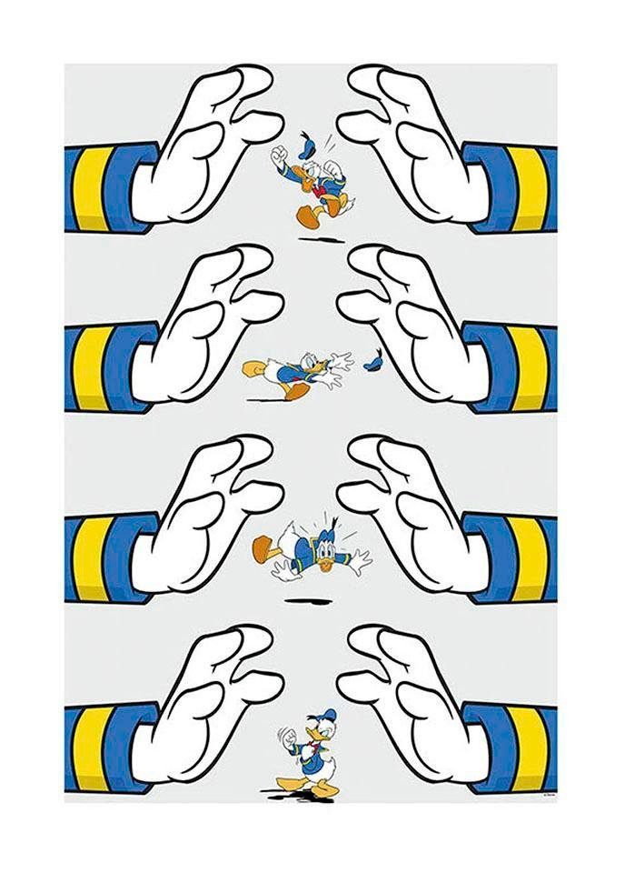 Komar XXL poster Donald Duck Hands