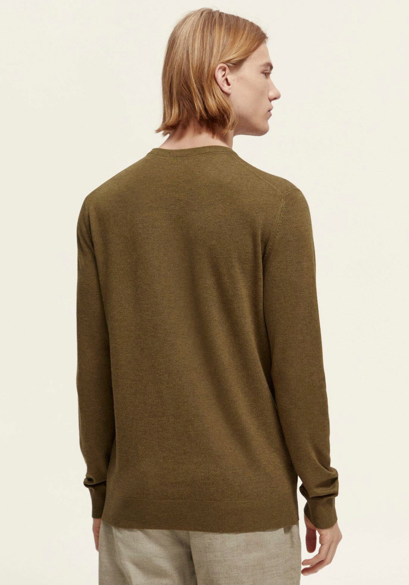 Scotch & Soda Trui met ronde hals Essentials - Ecovero viscose-blend crewneck pullover