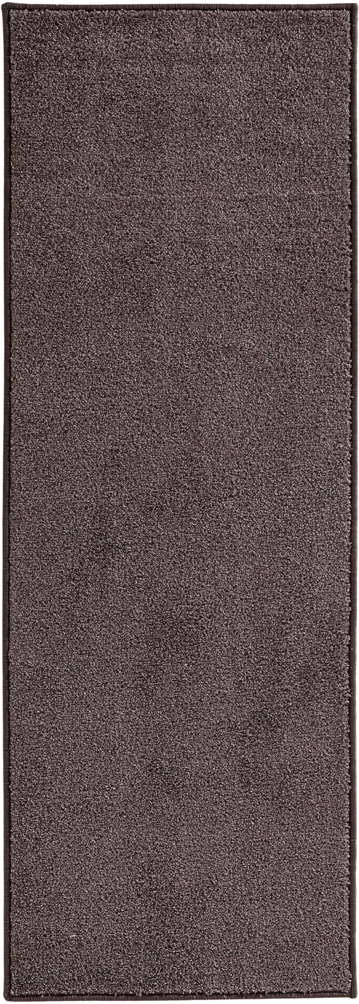 HANSE Home Vloerkleed Pure 100 korte pool Kortpolig, effen, omgezoomd, loper, woonkamer, kinderkamer, gang