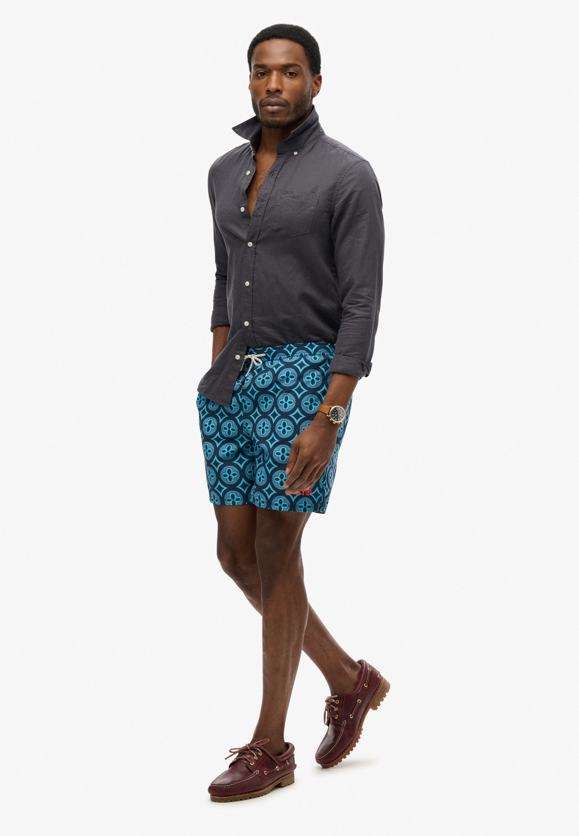 Superdry Zwemshort TILE PRINT 17 ZWEM SHORT