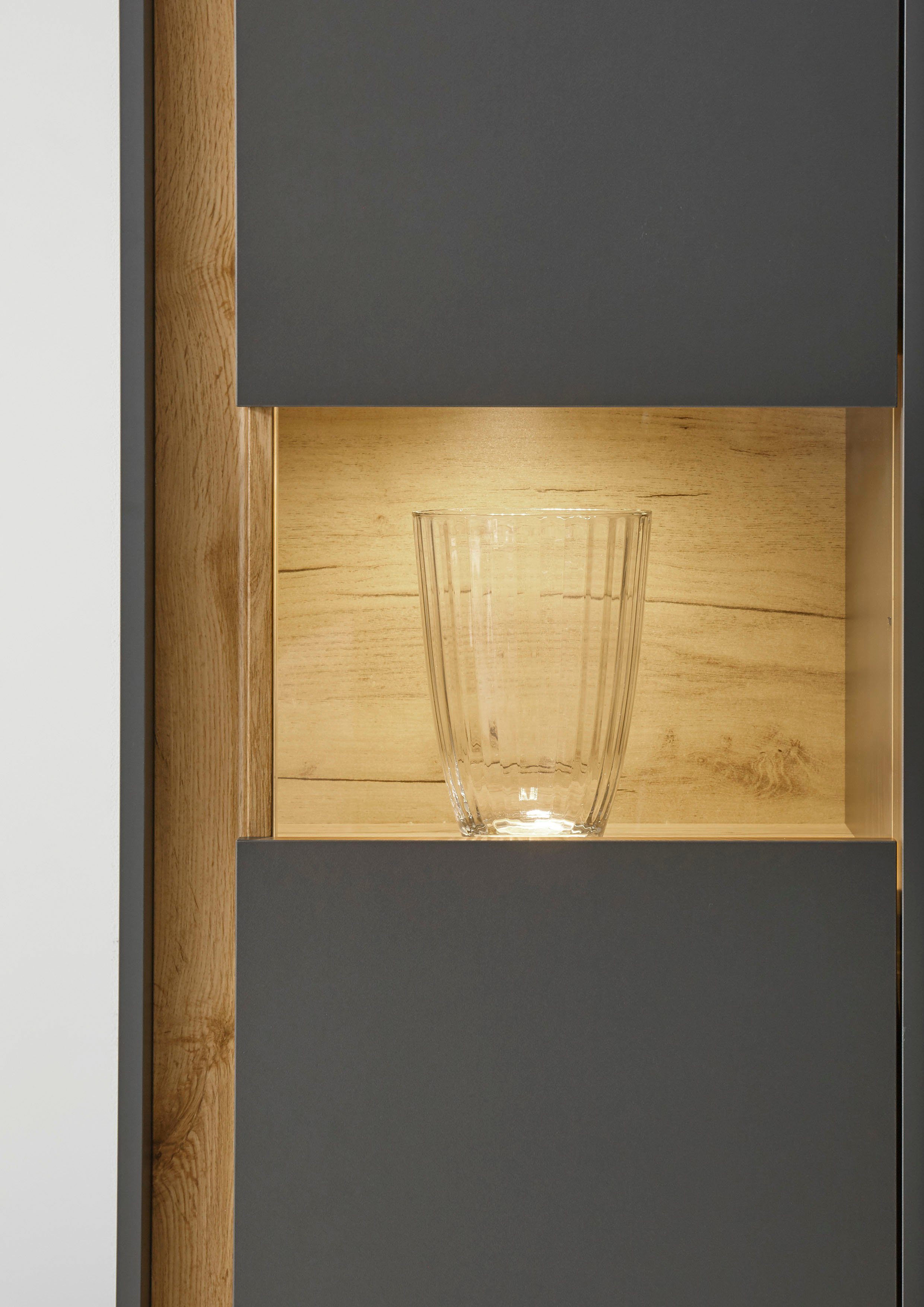 INOSIGN Vitrinekast City/Giron Hoogte ca. 155 cm