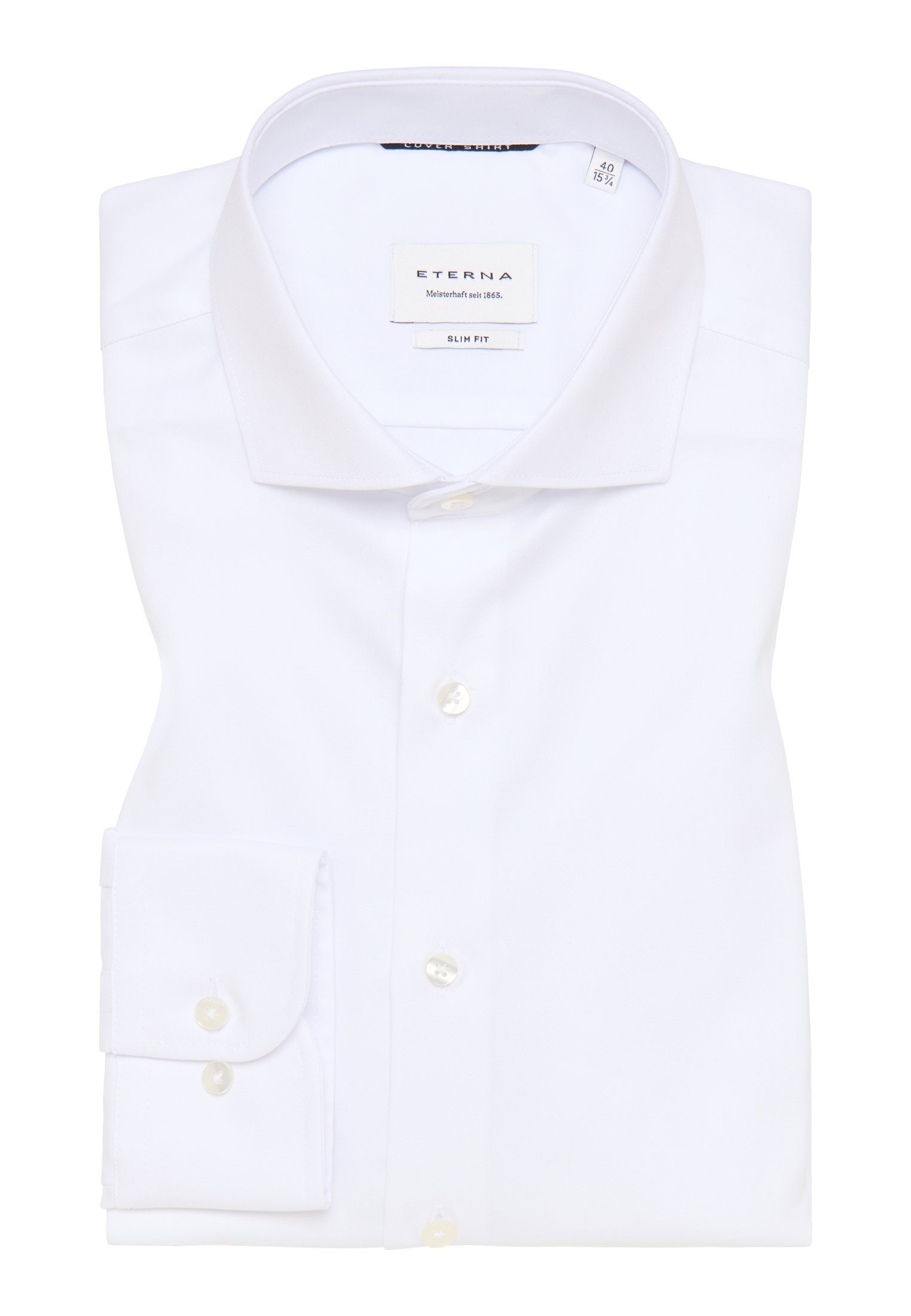 Eterna Overhemd met lange mouwen Slim fit NON IRON (strijkvrij)