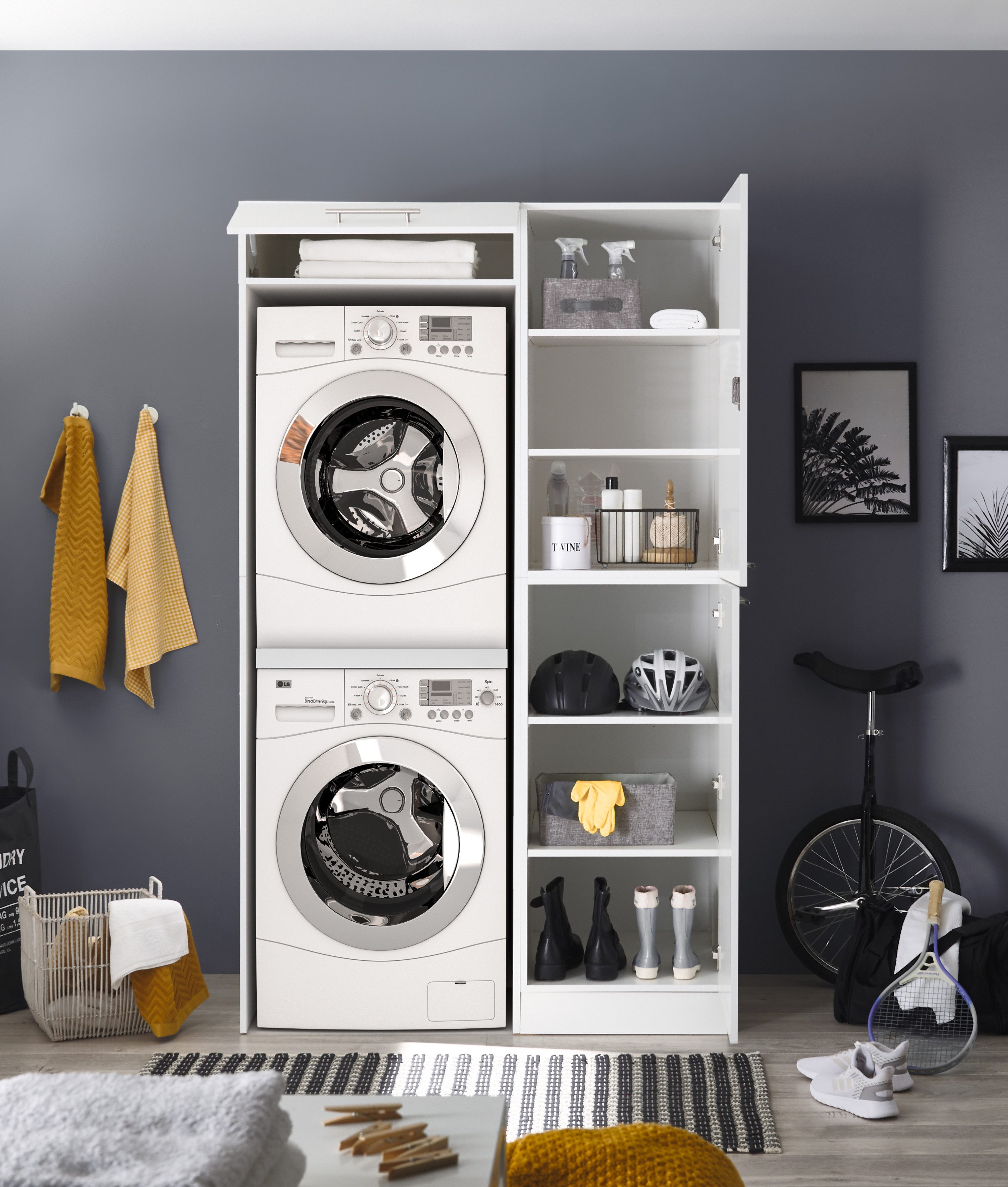 RESPEKTA Multifunctionele kastenset Clara-Set 6 (h x b x d) 200 x 117,4 x 67,6 cm (set, 2 stuks)