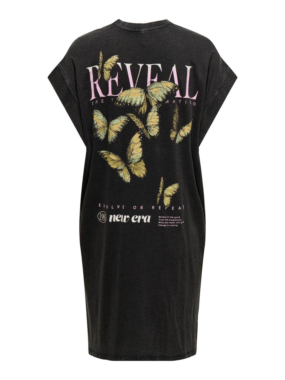 Only Shirtjurk ONLLUCY LIFE S L BUTTERFLY DRESS BOX JRS