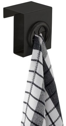 WENKO Handdoekhaakjes PUSH Edelstaal, mat (set, 3 stuks)