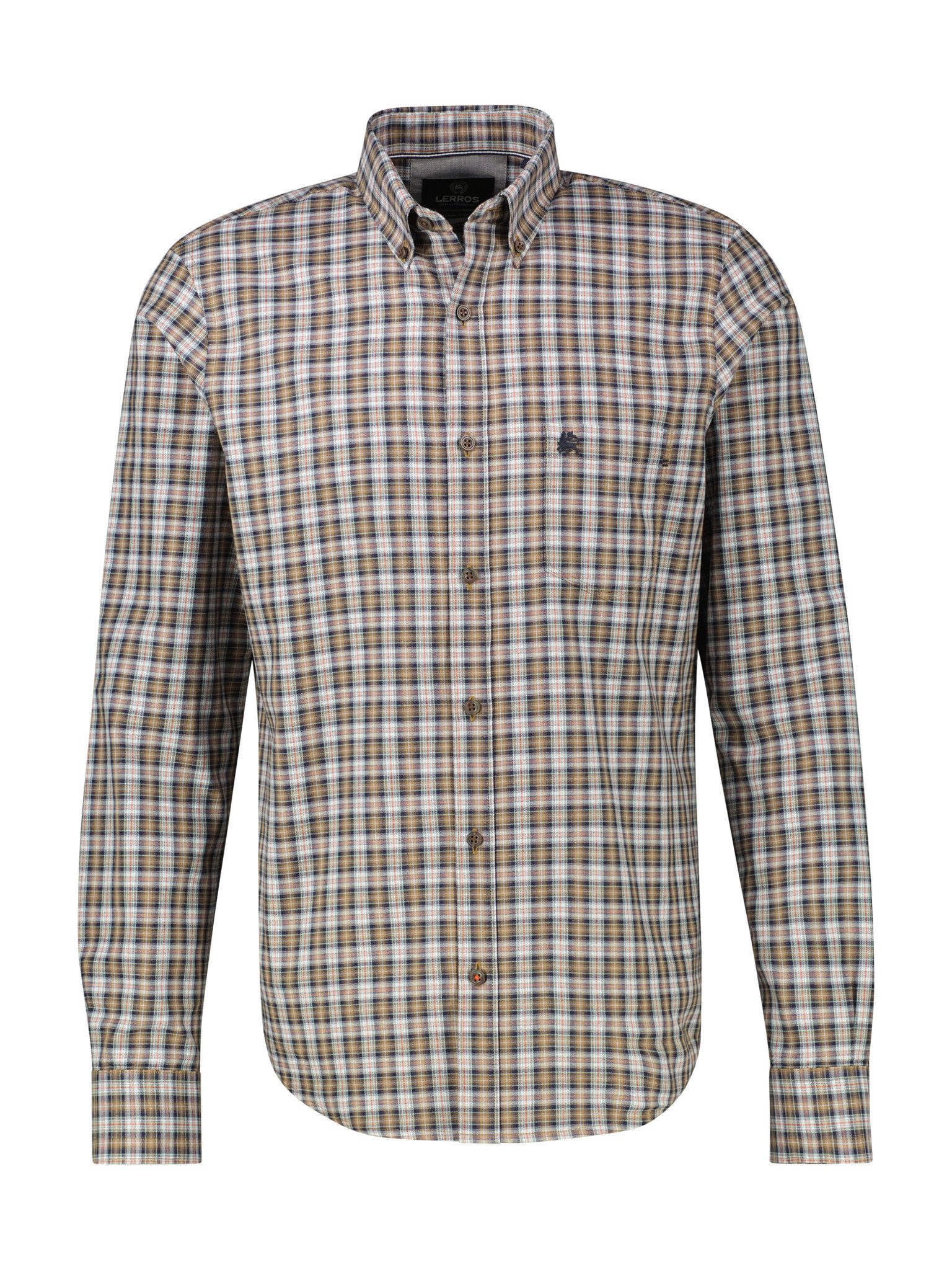 Lerros Overhemd met lange mouwen geruit