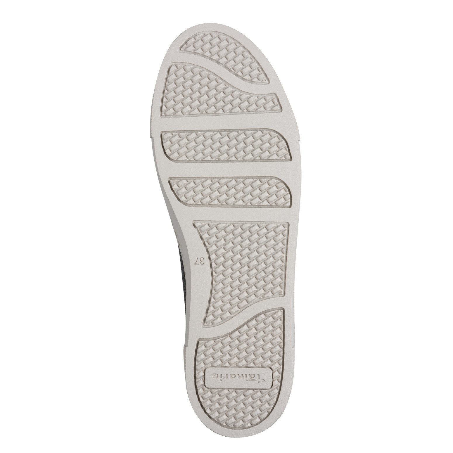 Tamaris Plateausneakers , vrijetijdsschoen, halfschoen, veterschoen met inzetten en glinsterdetails