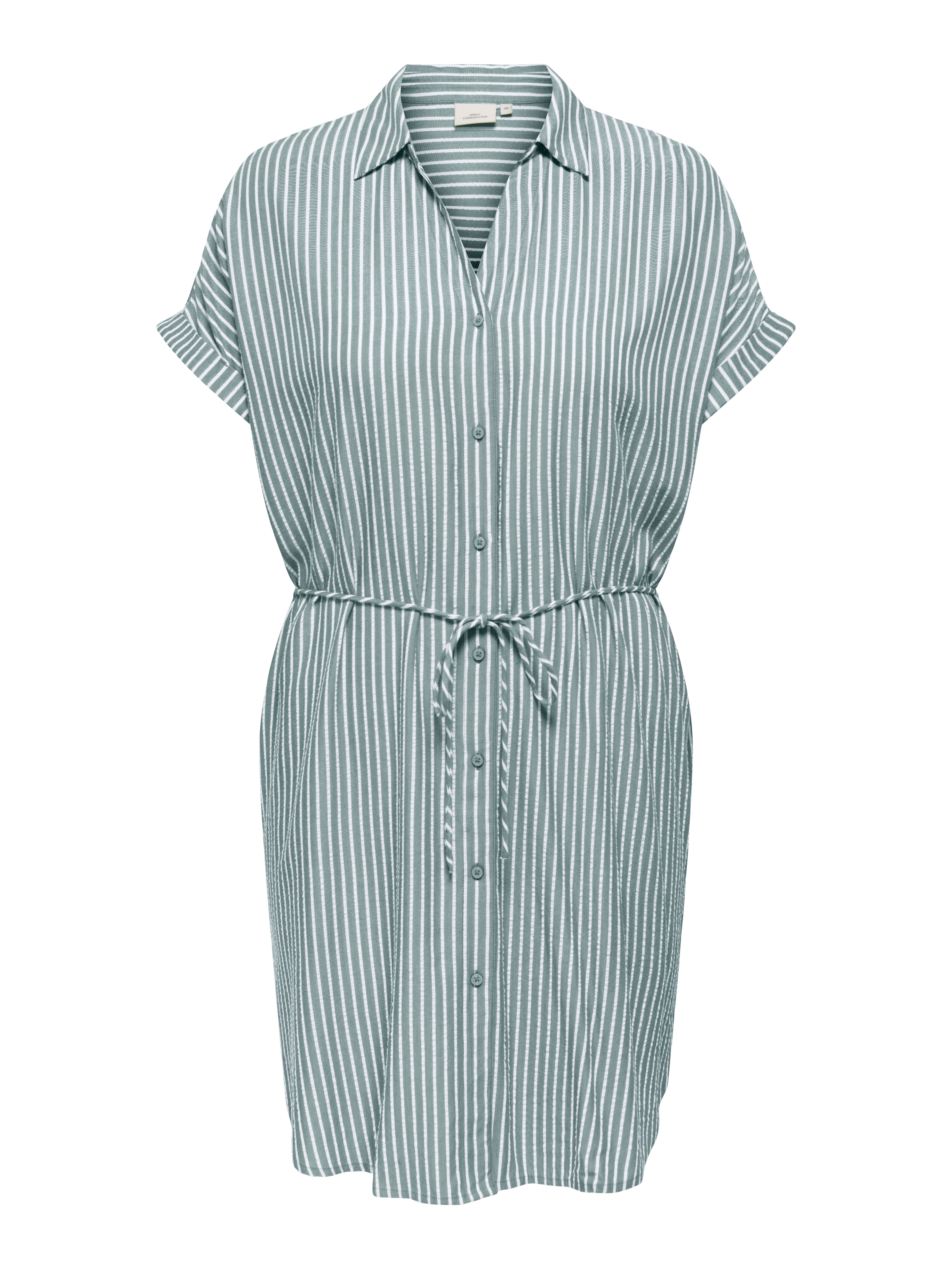 ONLY CARMAKOMA Zomerjurk CARPENNA S/S LOOSE KNEE DRESS AOP