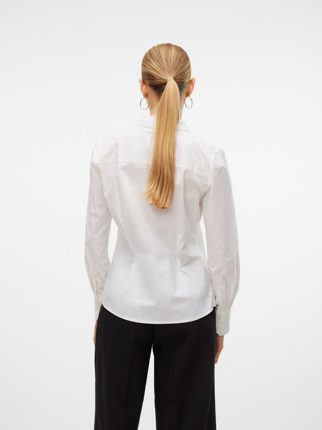Vero Moda Klassieke blouse VMANNA LS FITTED SHIRT WVN GA NOOS