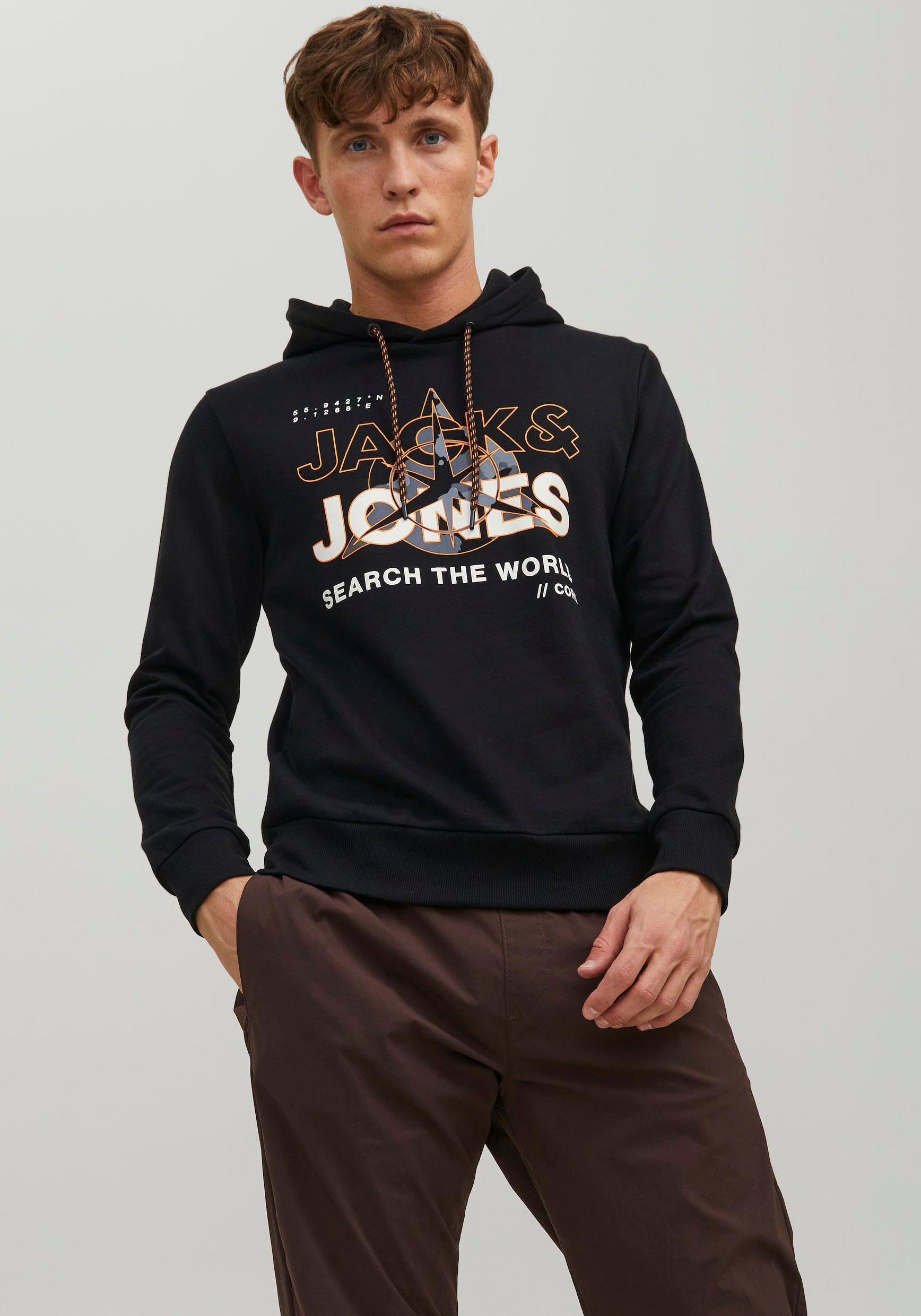 Jack & Jones Hoodie JCOHUNT SWEAT HOOD LN