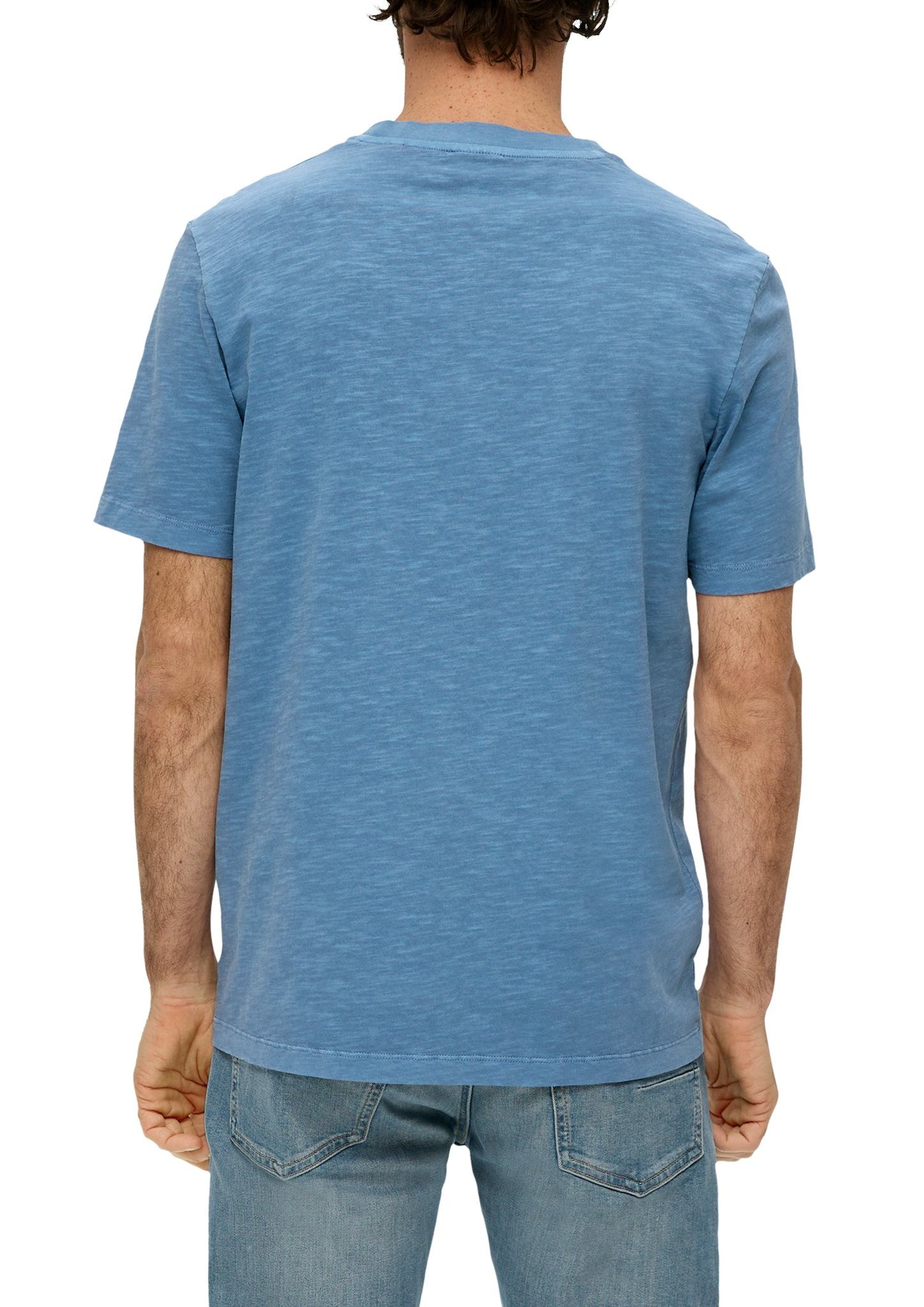 s.Oliver T-shirt in gemêleerde look
